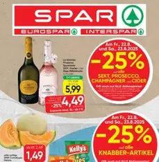 Spar Flugblatt - Prospekt Vorschau gültig ab 21.08.2025