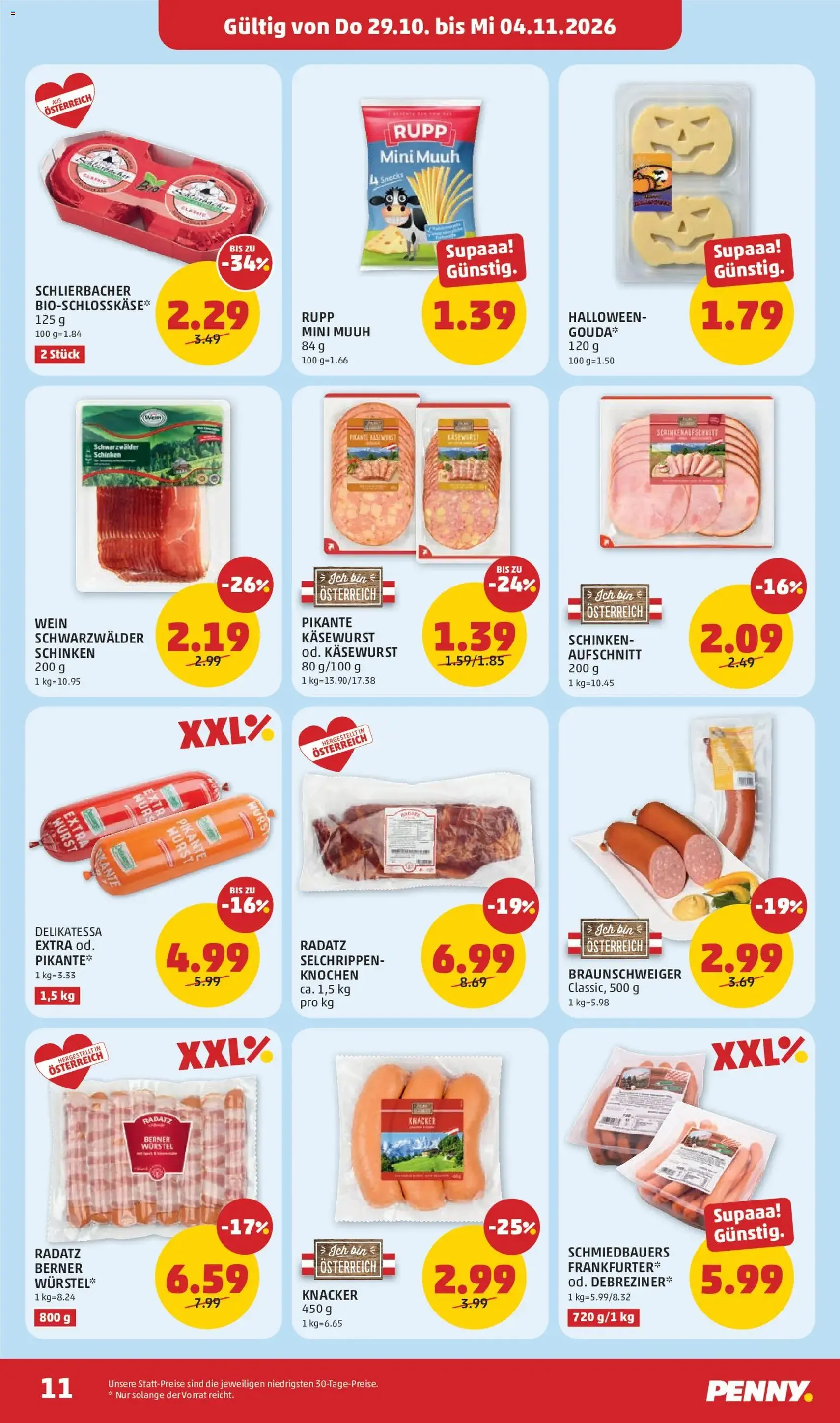 Penny Markt Flugblatt - Gültiger Prospekt ab 29.10.2026, Seite 11 von insgesamt 36