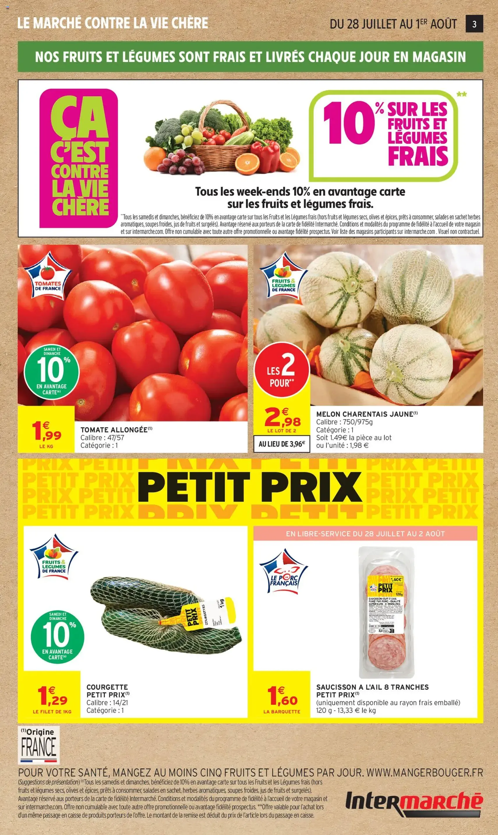 Intermarché catalogue - brochure valable à partir du 28/07/2026, page 3 sur 12