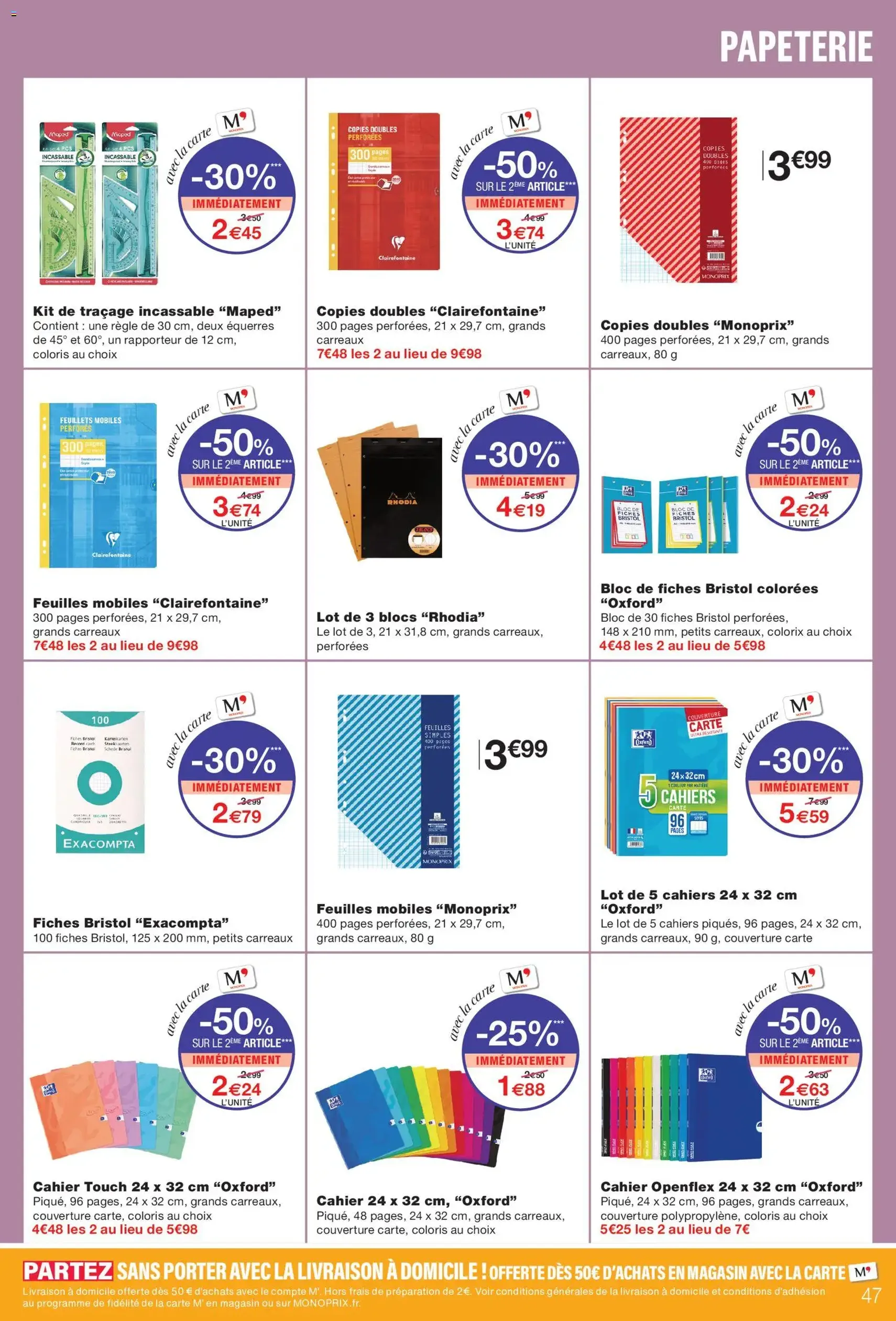 Monoprix catalogue - brochure valable à partir du 28/07/2026, page 47 sur 52
