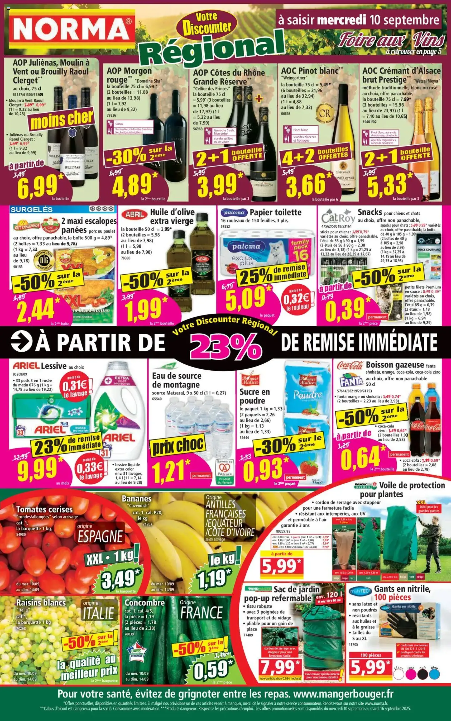 Norma catalogue - brochure valable à partir du 10/09/2025, page 1 sur 14