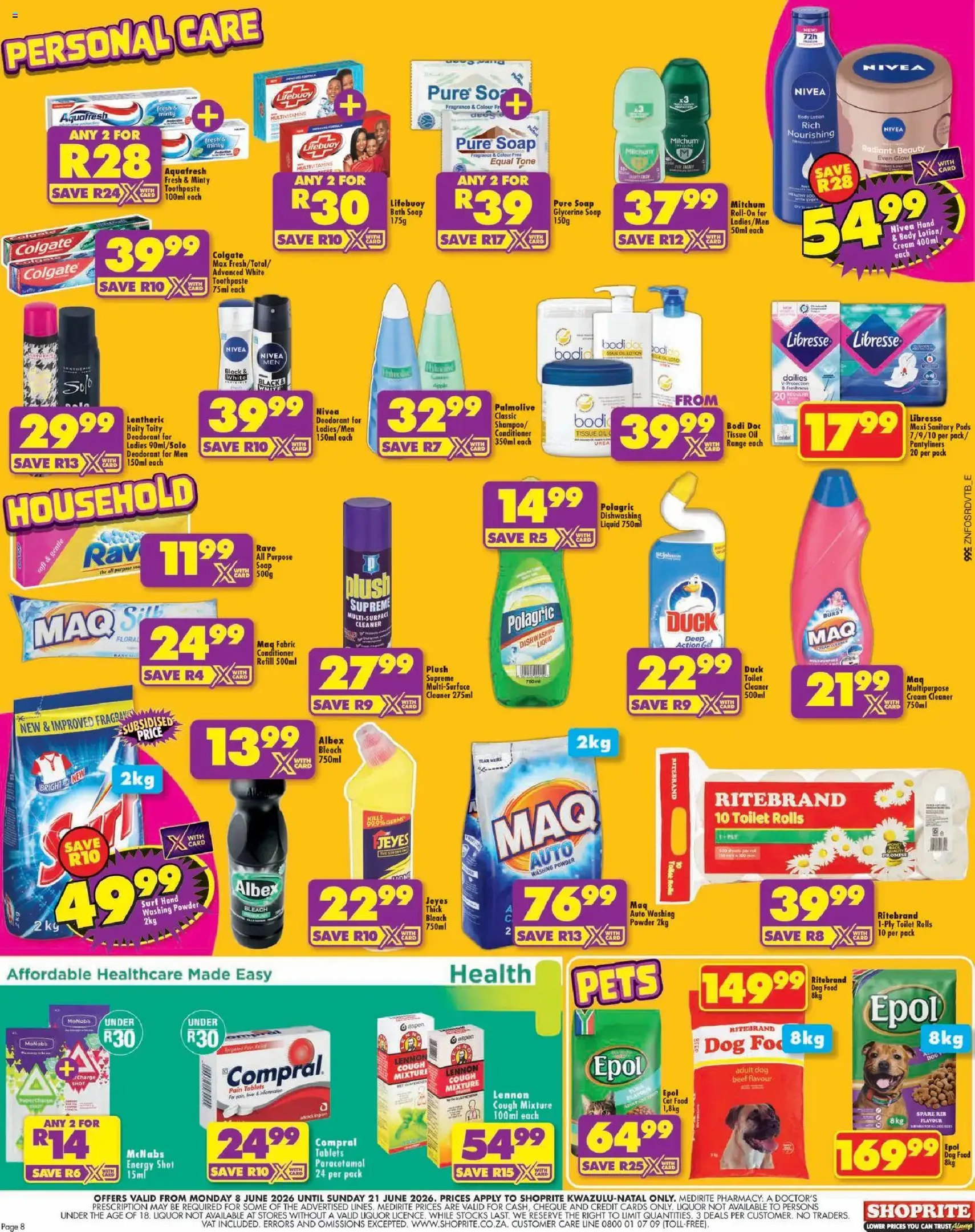 Shoprite Specials - valid flyer from 08/06/2026, page 8 of 8
