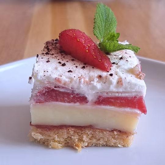 Anteprima ricetta Torta al budino con panna montata