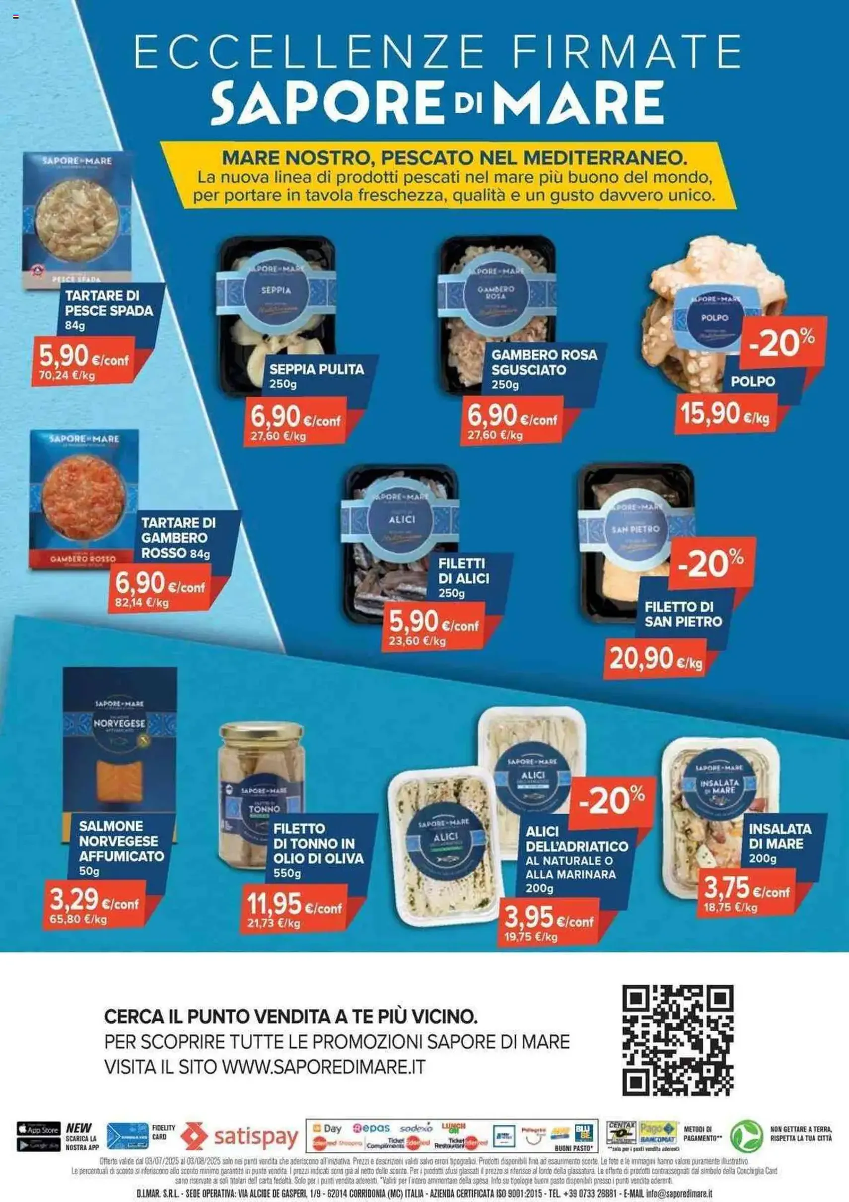 Volantino Sapore di mare - volantino valido dal 03/07/2025 pagina 6 di 6