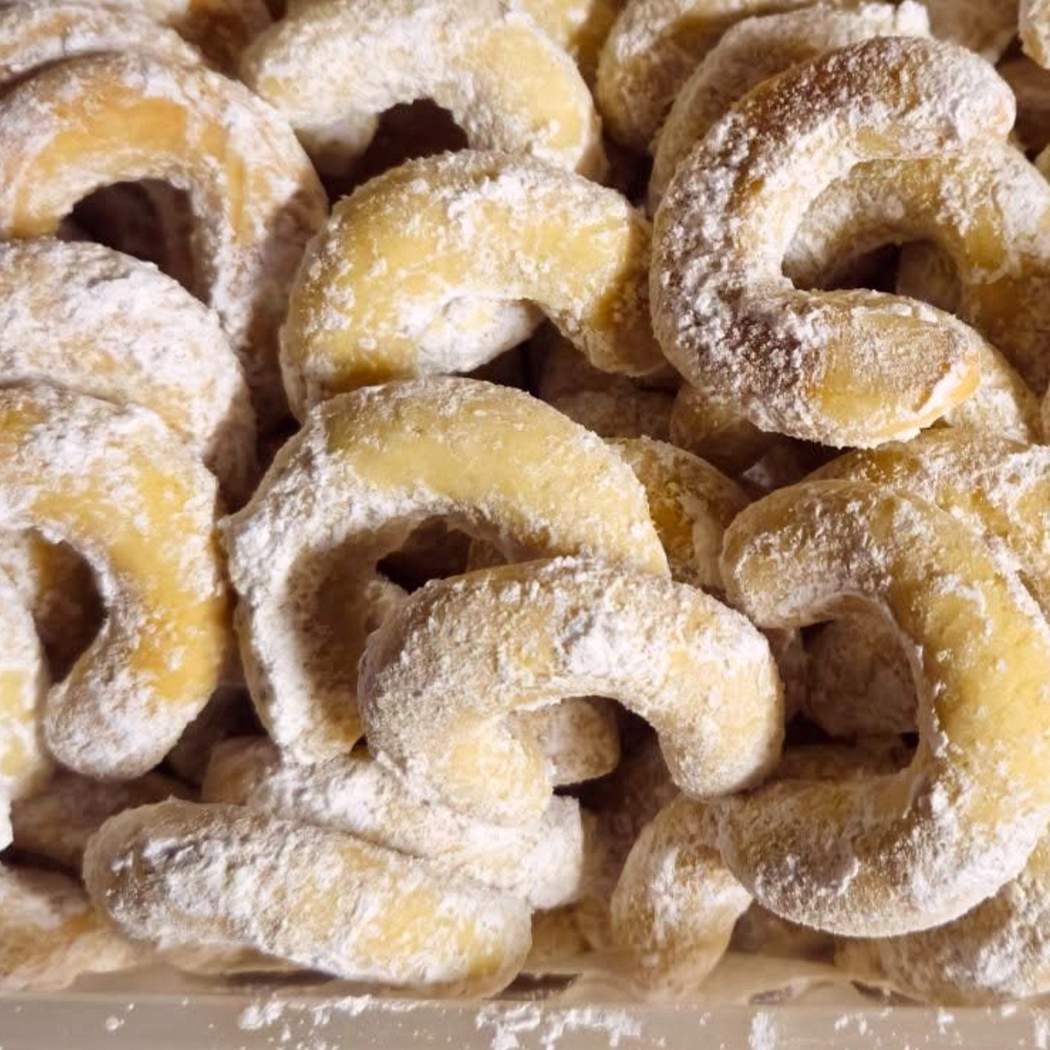 Vanilkovo orechové rohlíčky