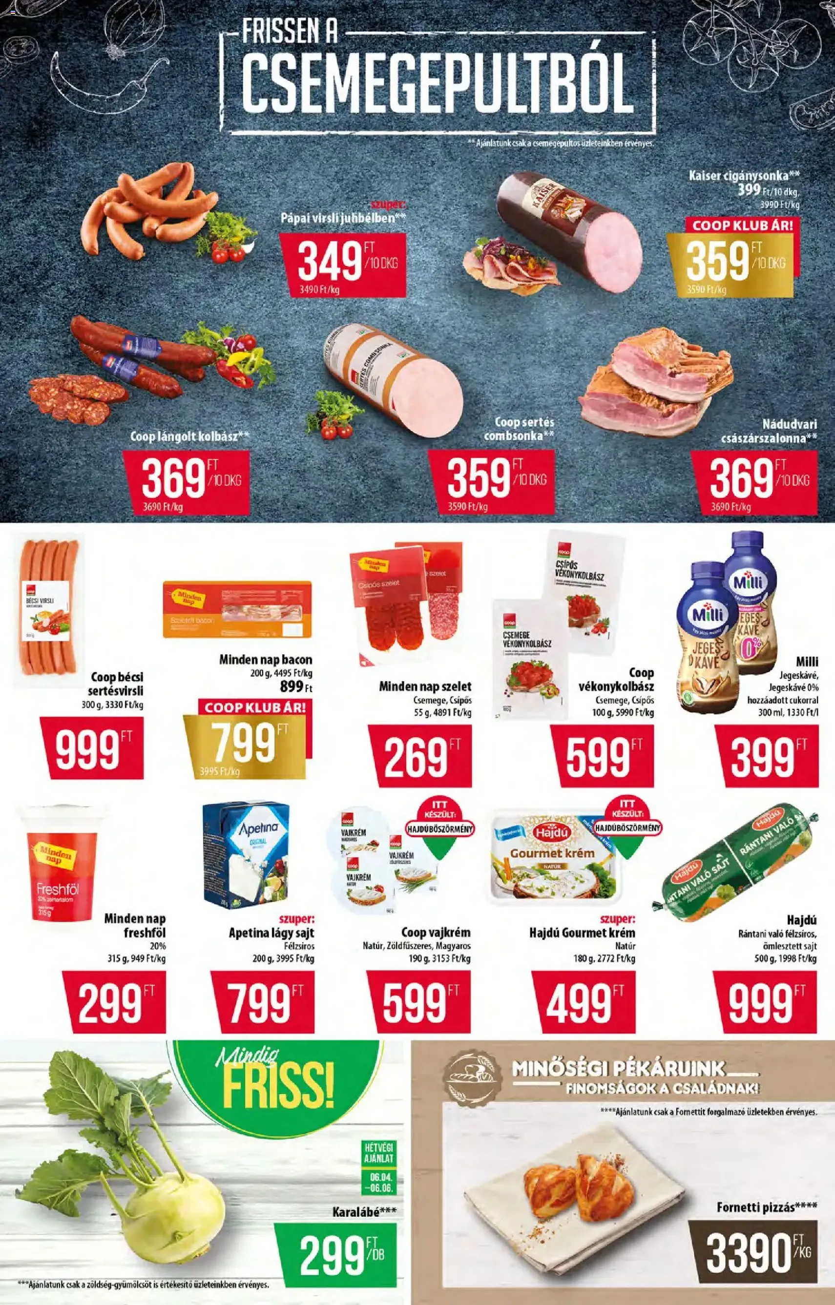 COOP akciós újság - 2026.06.04. érvényes szórólap 2 oldal 12 oldalból