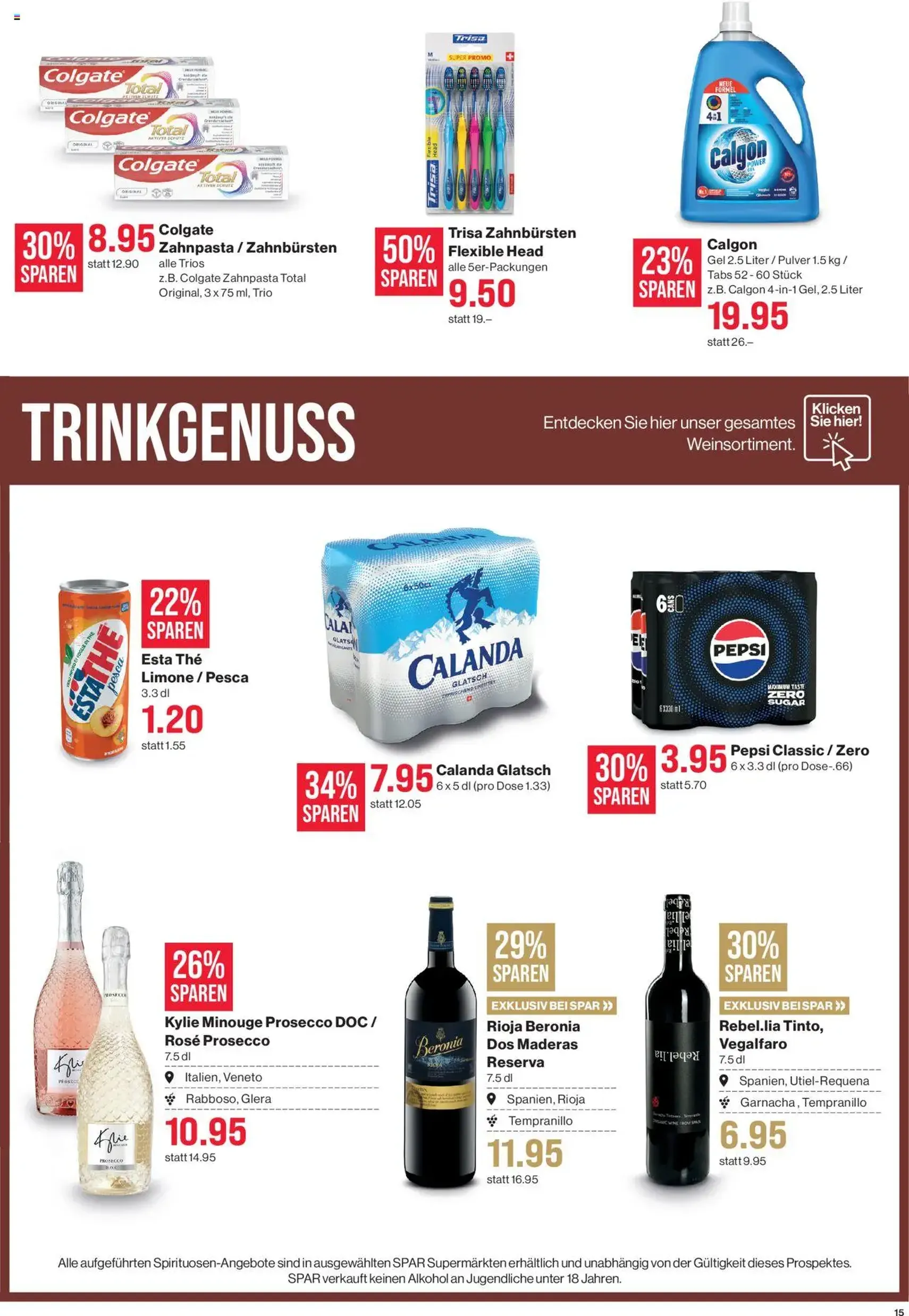 SPAR Aktionen - Gültiger Prospekt ab 21.08.2025, Seite 15 von insgesamt 24