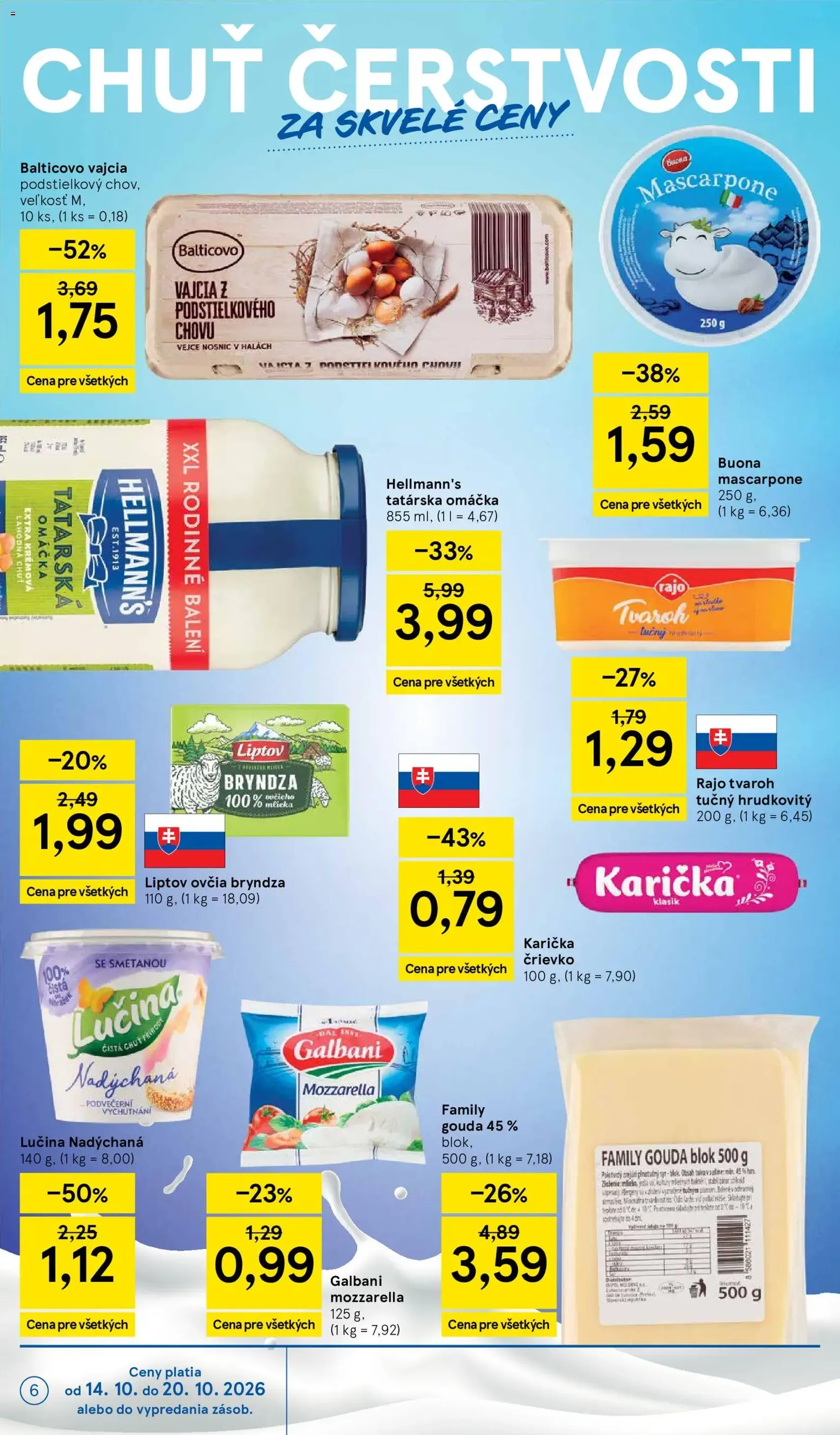 Tesco Hypermarket - leták - platný leták od 14.10.2026 strana 6 z 45