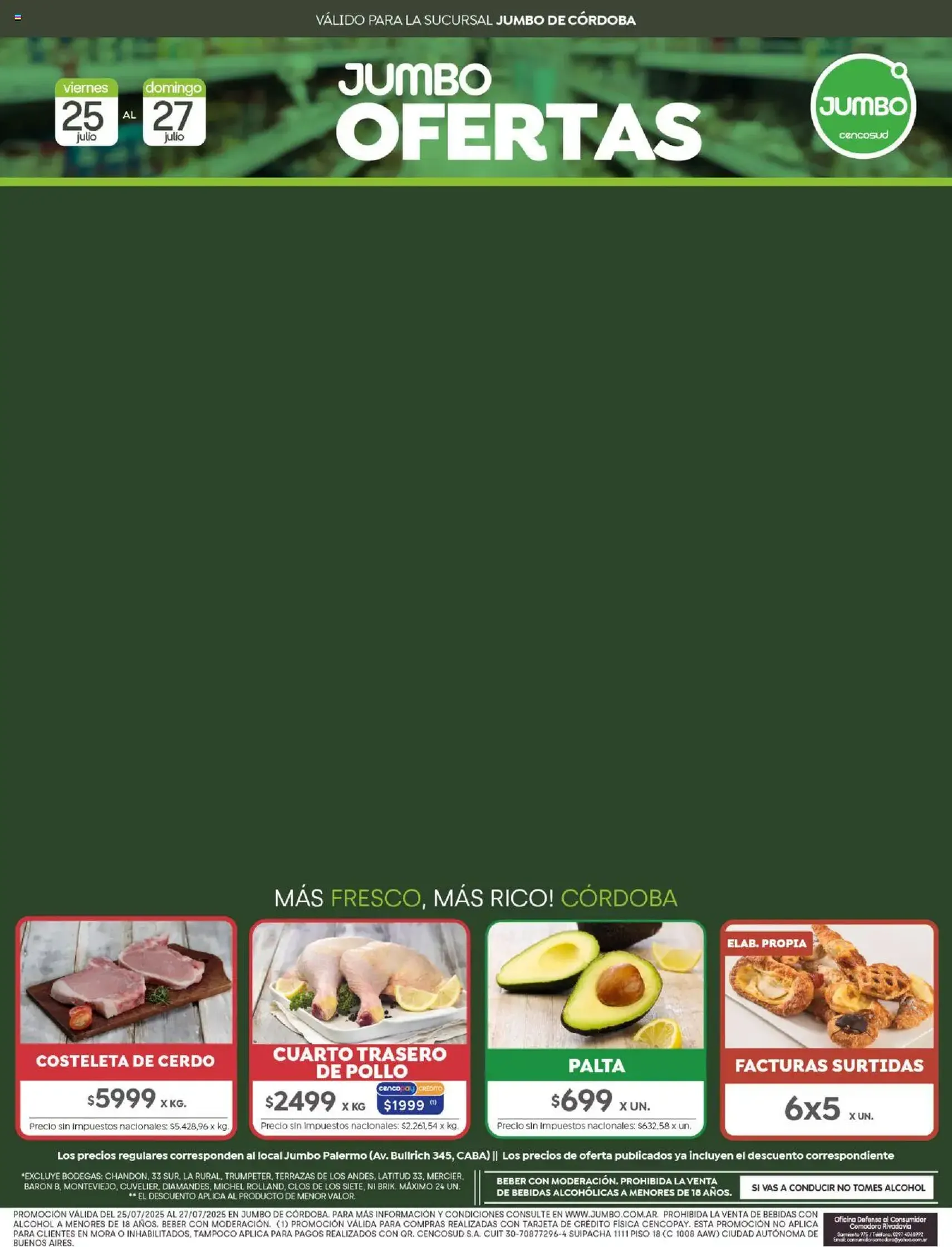 Jumbo - Ofertas - Córdoba - folleto válido desde 25/07/2025 página 2 de 8 Jumbo - Ofertas - Córdoba - folleto válido desde 25/07/2025 página 2 de 8
