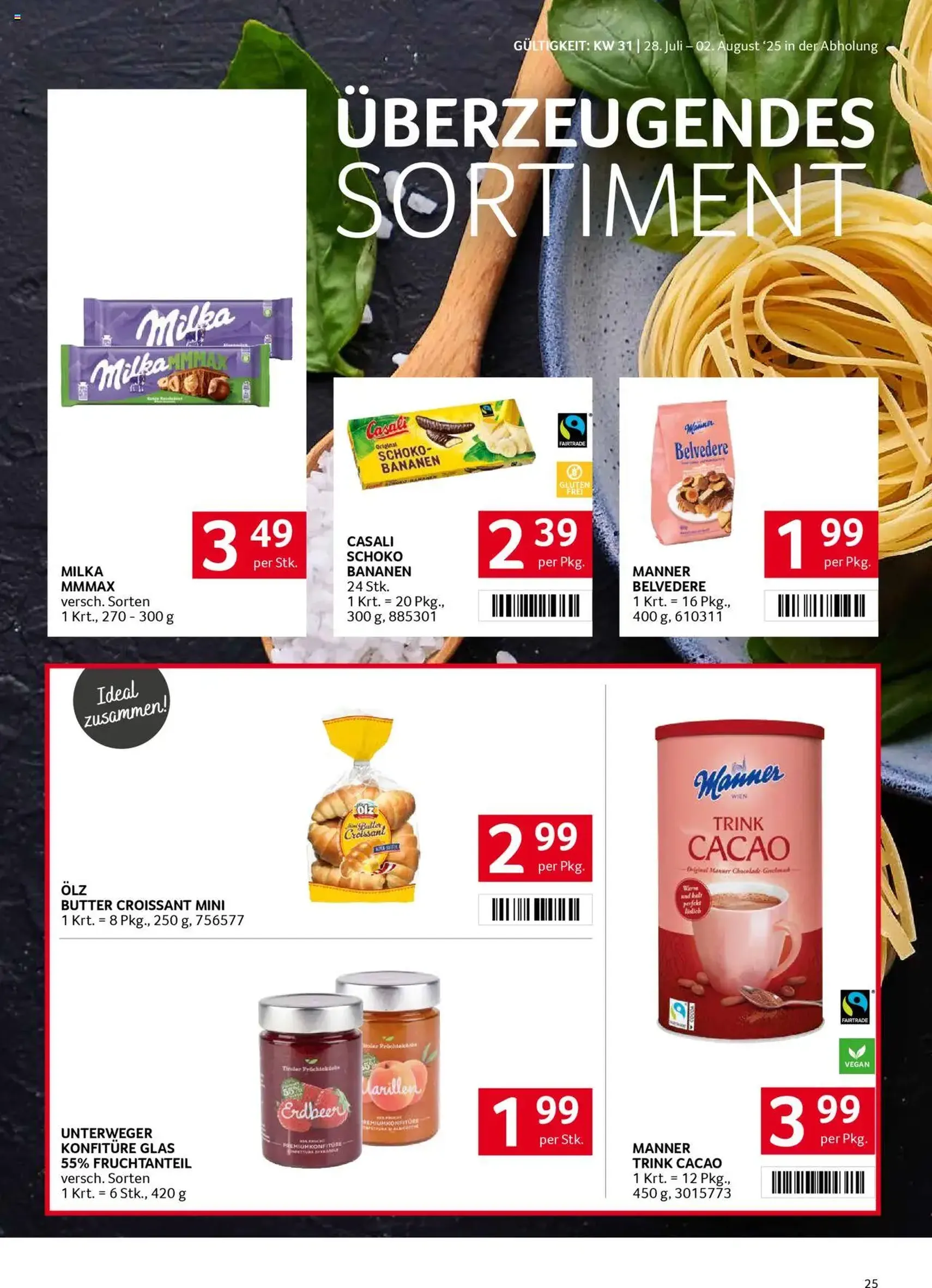 Transgourmet Flugblatt - Gültiger Prospekt ab 27.07.2025, Seite 25 von insgesamt 28 Transgourmet Flugblatt - Gültiger Prospekt ab 27.07.2025, Seite 25 von insgesamt 28