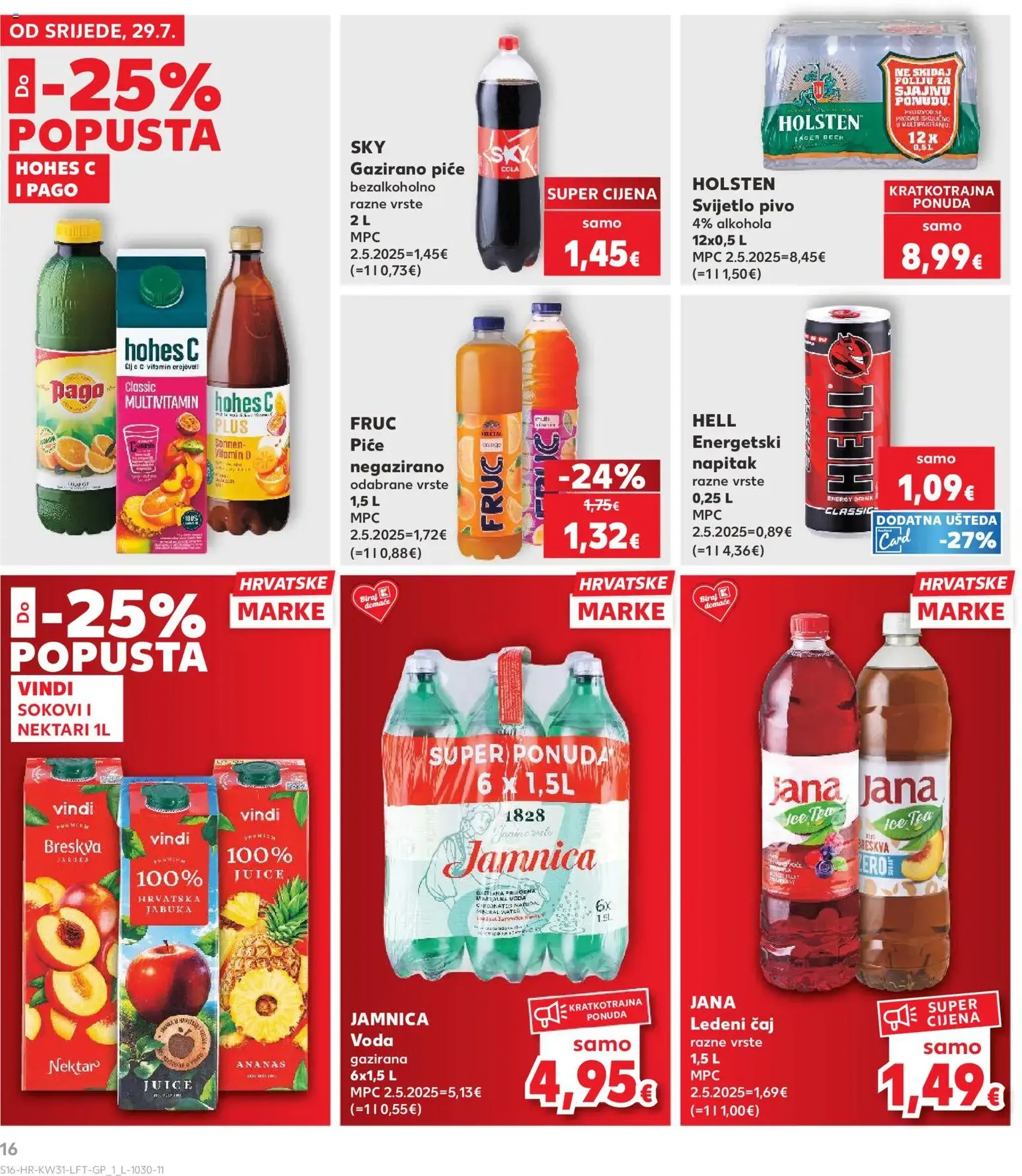 Kaufland HR akciós újság - 2026.07.29. érvényes szórólap 16 oldal 32 oldalból