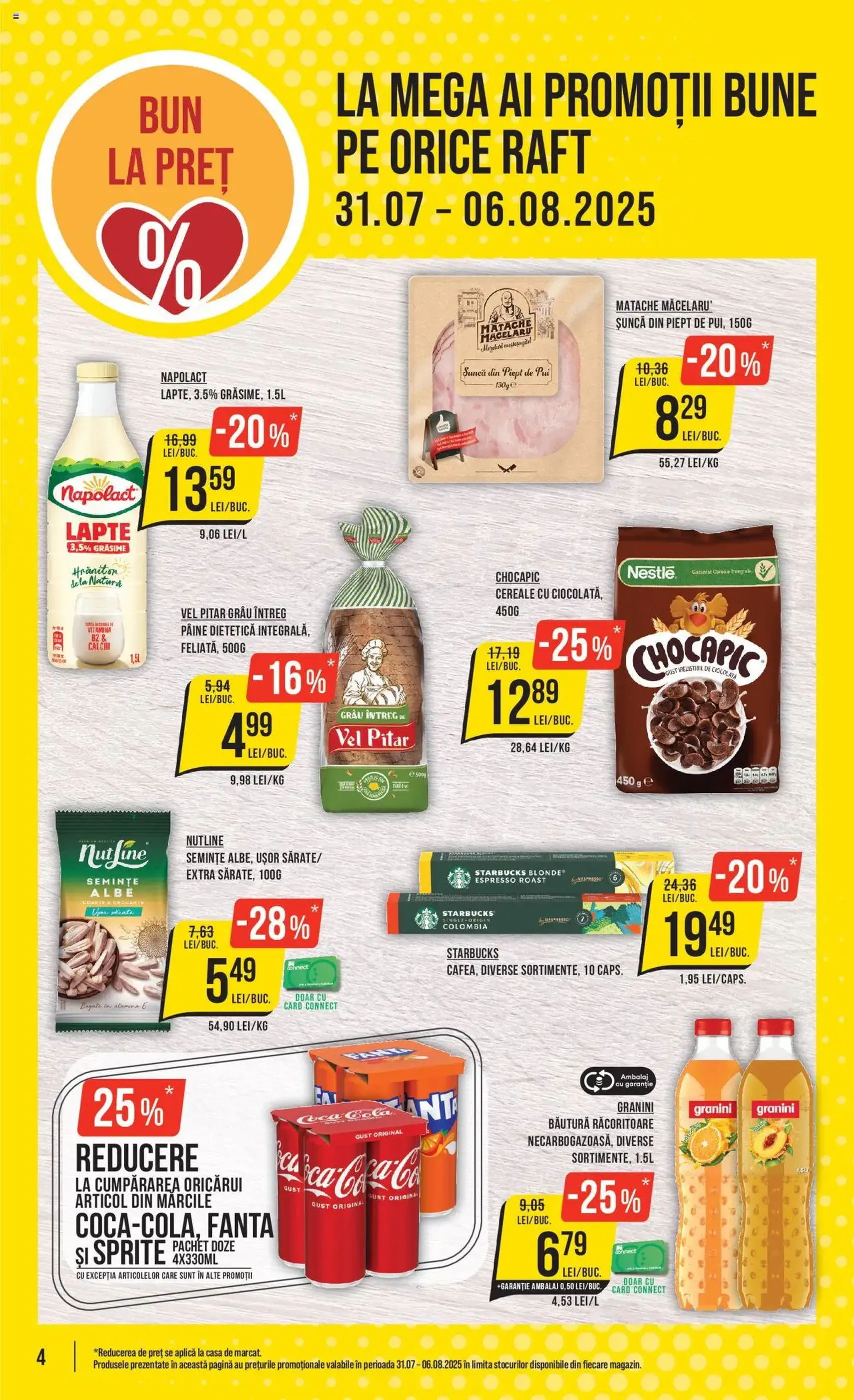 Catalog Mega Image - cataloage valabile începând cu 31.07.2025 pagina 4 din 24 Catalog Mega Image - cataloage valabile începând cu 31.07.2025 pagina 4 din 24