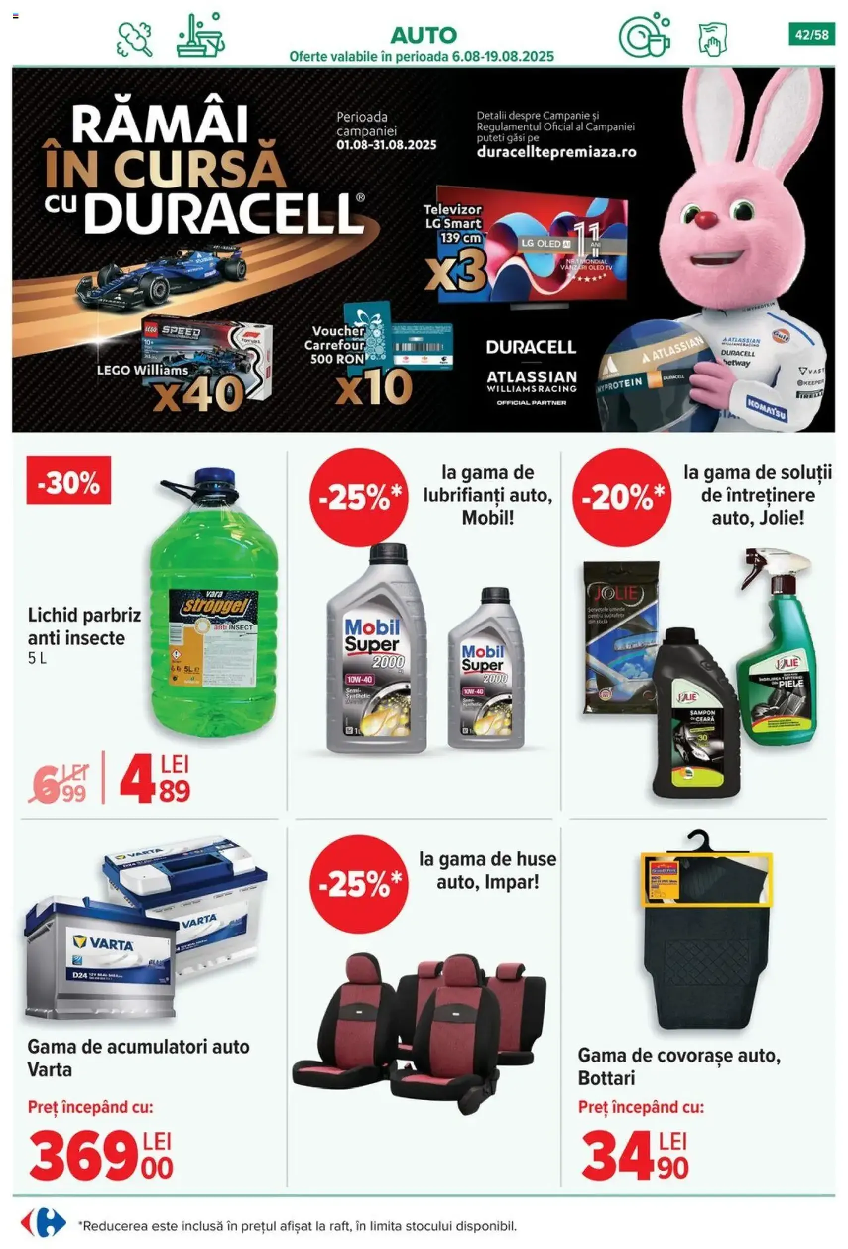 Catalog Carrefour - cataloage valabile începând cu 06.08.2025 pagina 43 din 59 Catalog Carrefour - cataloage valabile începând cu 06.08.2025 pagina 43 din 59
