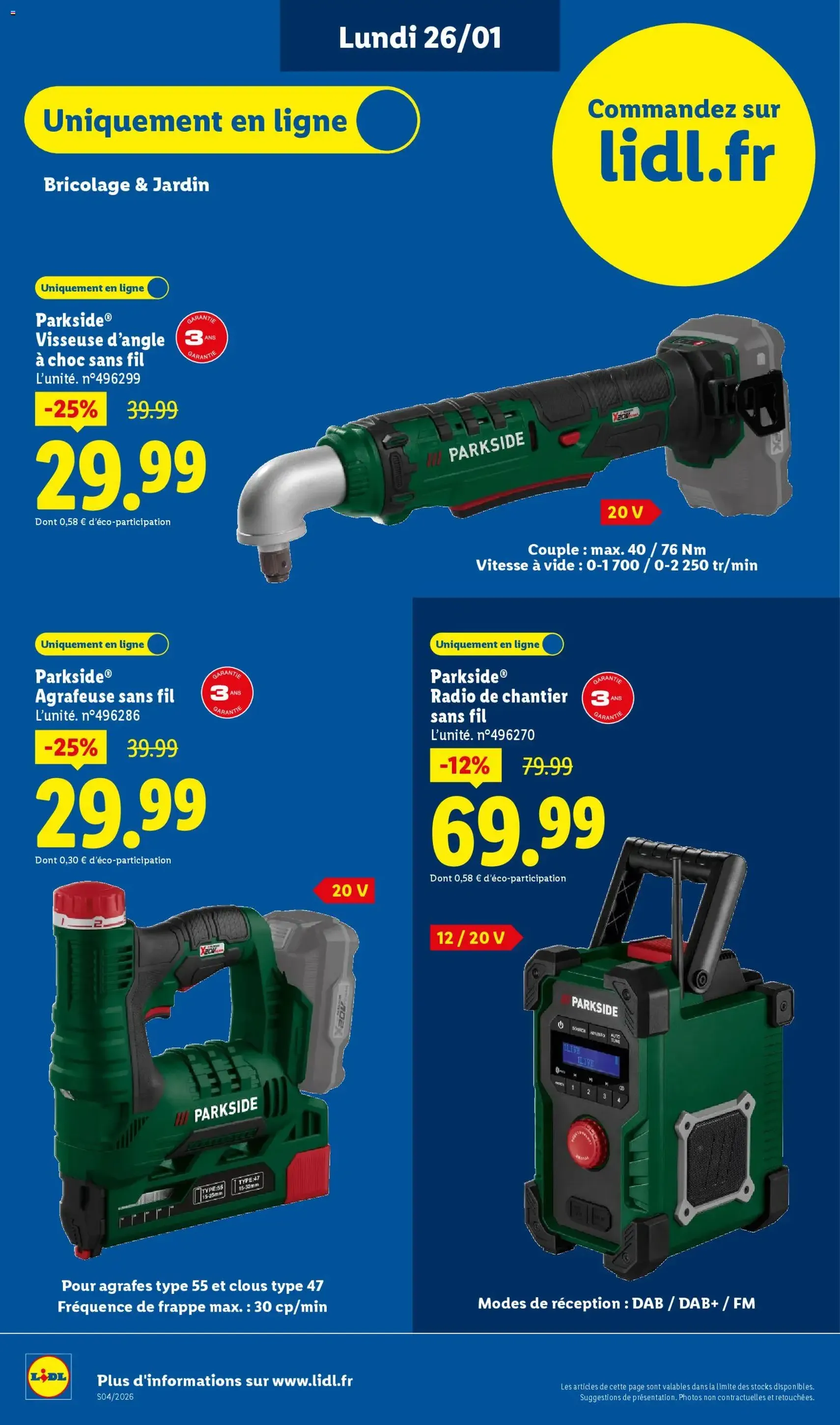 LIDL catalogue semaine 4 - brochure valable à partir du 22/01/2026, page 72 sur 79