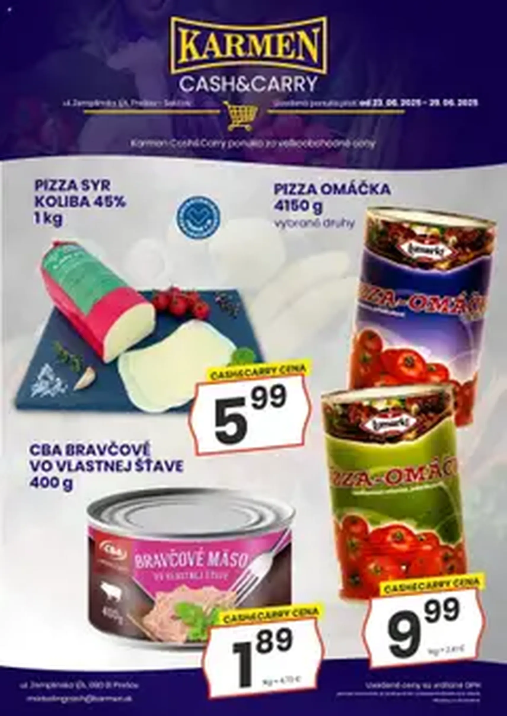 KARMEN CBA leták - platný leták od 23.06.2025 strana 1 z 1