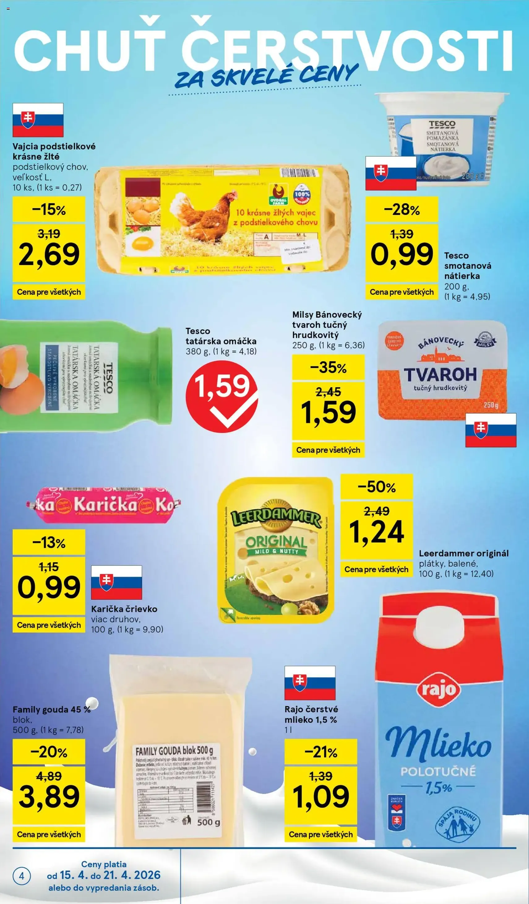 Tesco Hypermarket - leták - platný leták od 15.04.2026 strana 4 z 37