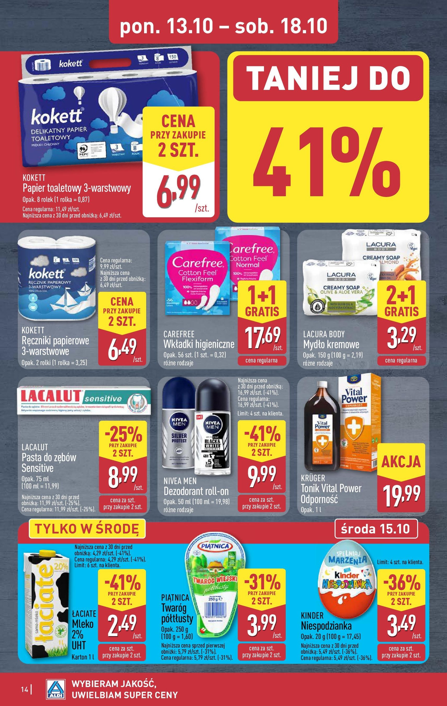 Aldi Gazetka - ważny gazetka od 13.10.2025 strona 14 z 28