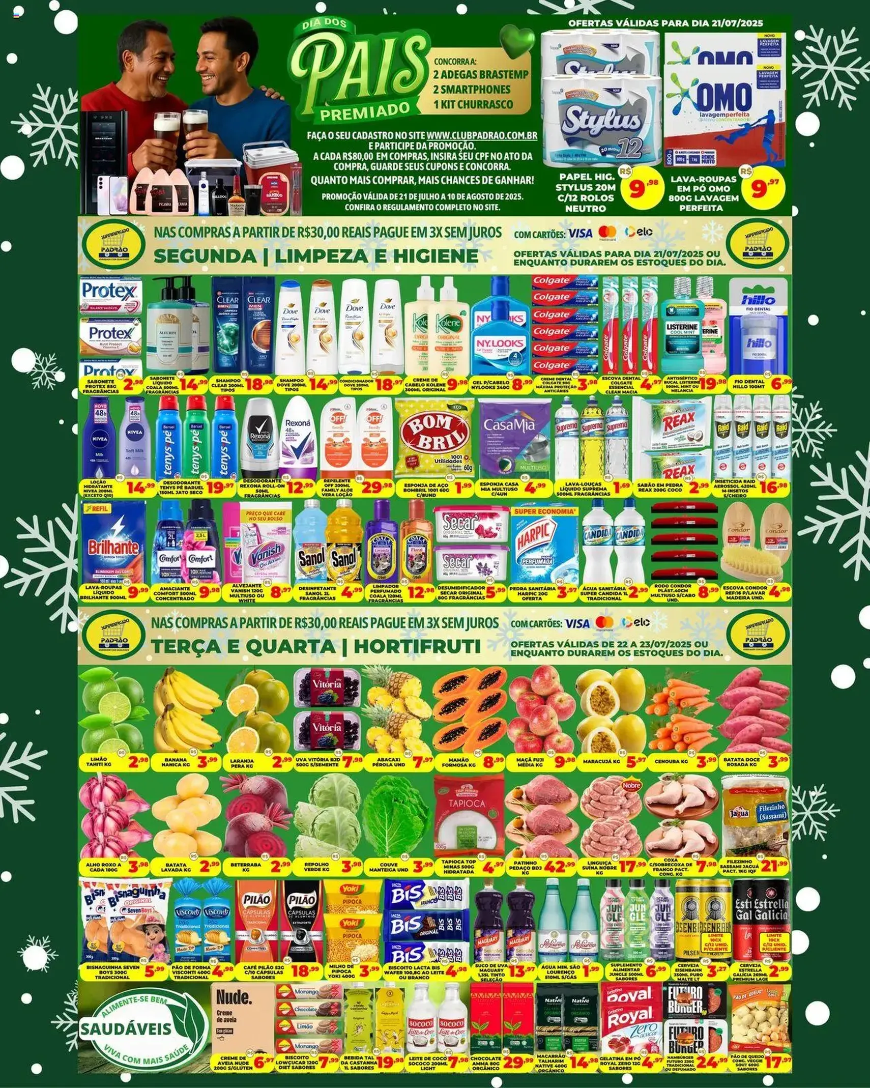 Supermercado Padrão - Ofertas da semana - folheto válido a partir de 21/07/2025 página 1 de 2