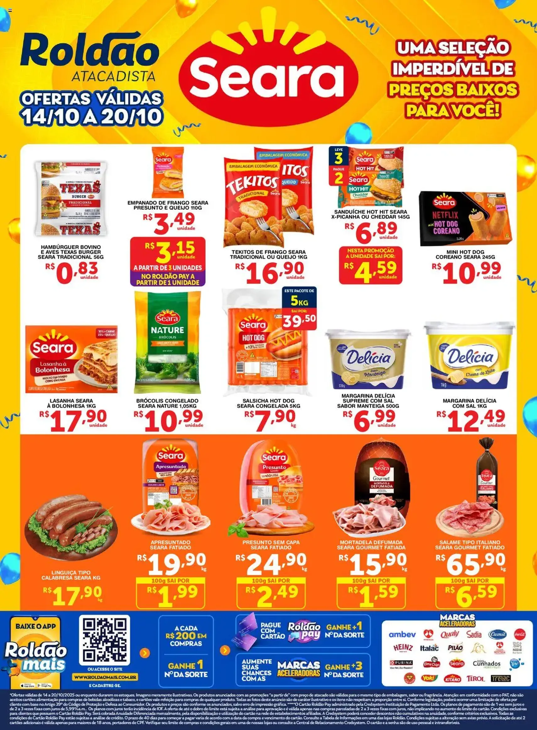 Roldão - Ofertas Seara - folheto válido a partir de 14/10/2025 página 1 de 1