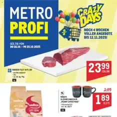 Metro angebote Profi - Prospekt Vorschau gültig ab 16.10.2025