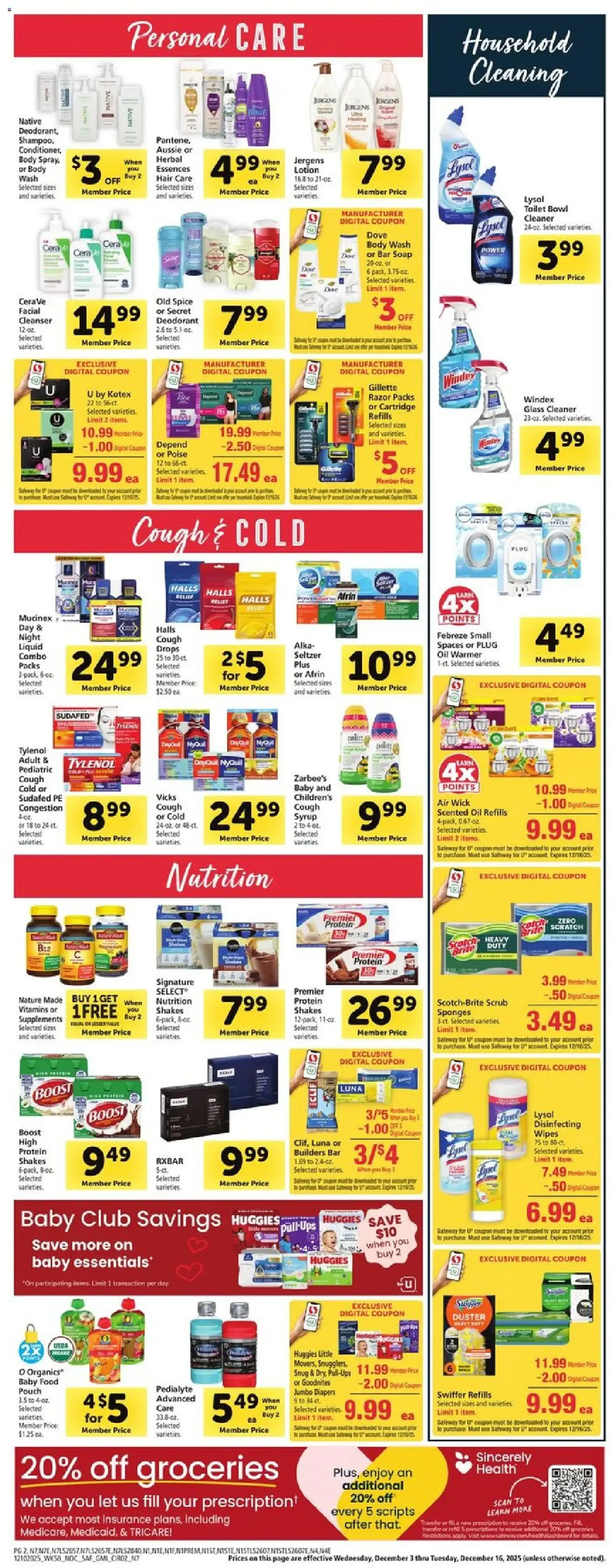 Safeway Weekly Ad - valid flyer from 12/10/2025, page 10 of 11