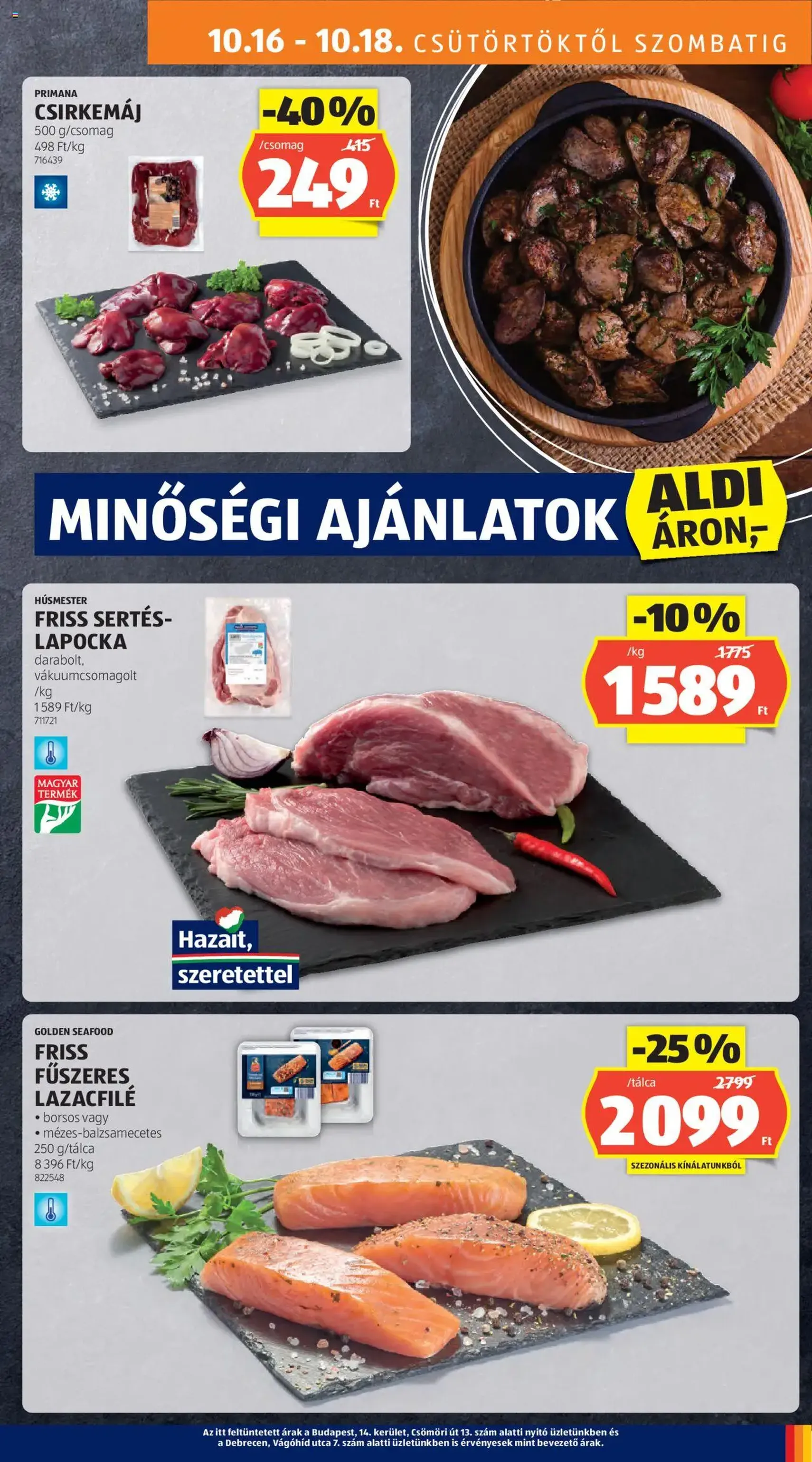 Aldi Akciós újság - 2025.10.16. érvényes szórólap 11 oldal 50 oldalból Aldi Akciós újság - 2025.10.16. érvényes szórólap 11 oldal 50 oldalból