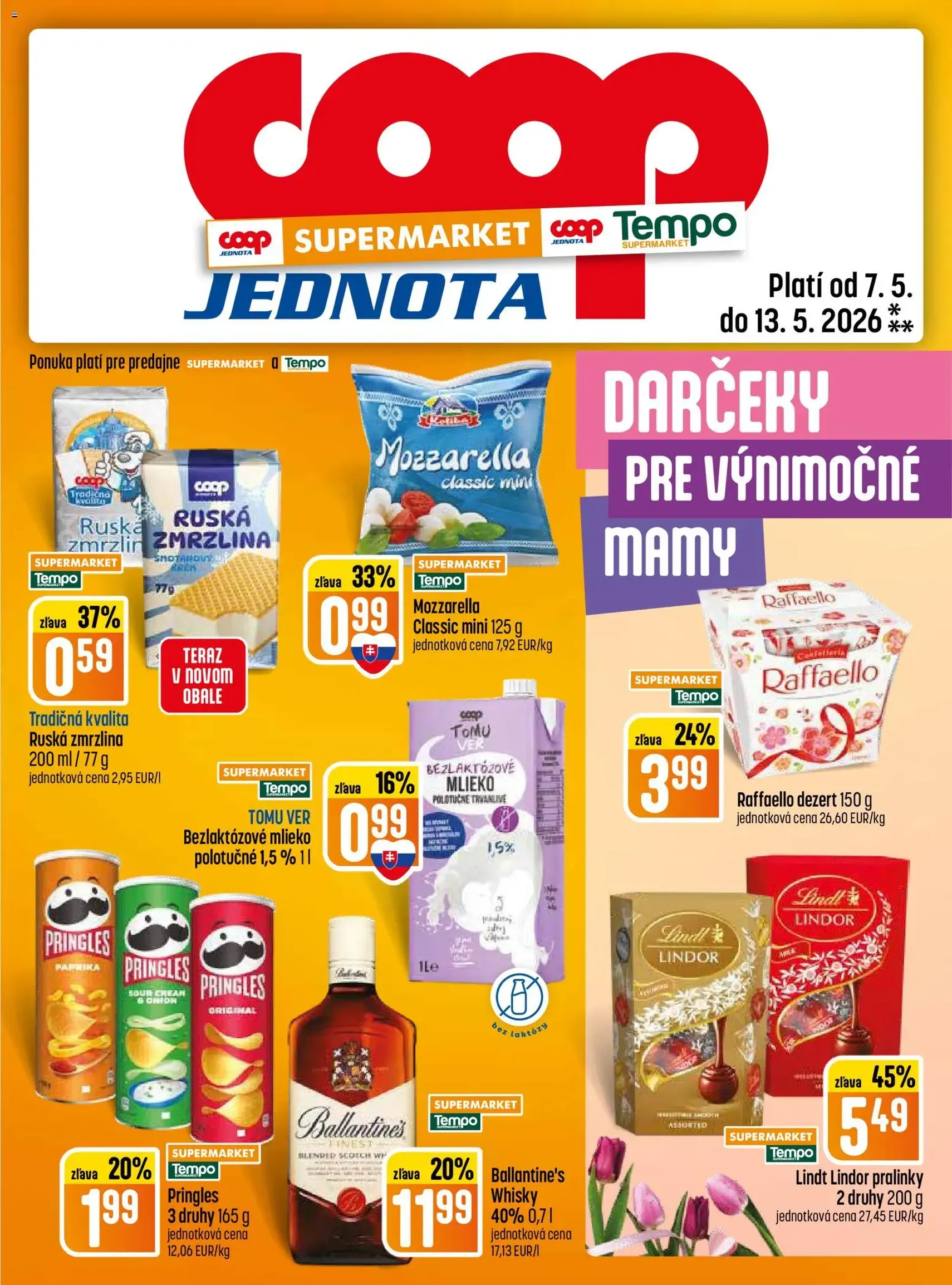 COOP Jednota leták - platný leták od 07.05.2026 strana 13 z 28