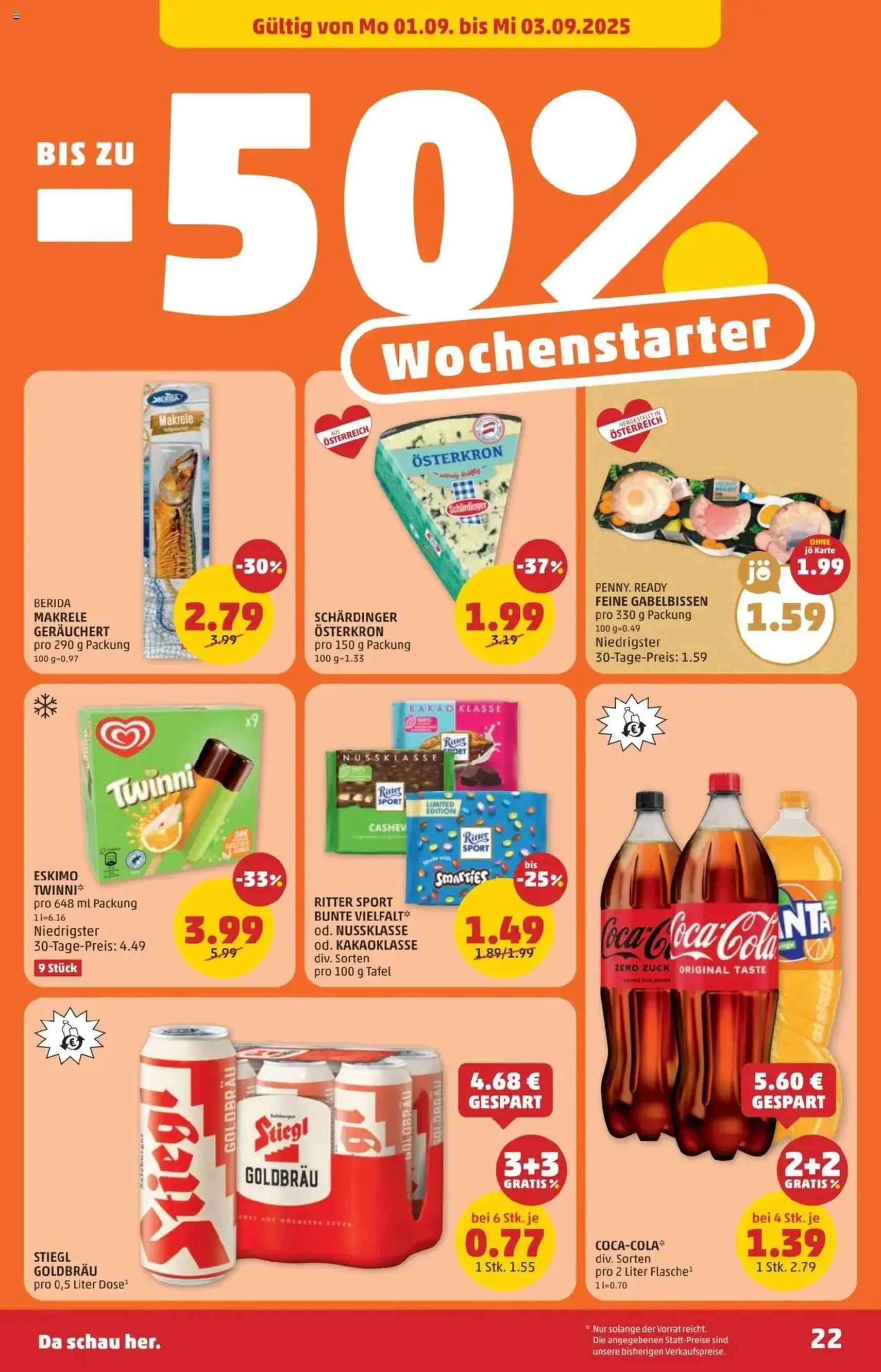 Penny Markt Flugblatt - Gültiger Prospekt ab 28.08.2025, Seite 22 von insgesamt 28 Penny Markt Flugblatt - Gültiger Prospekt ab 28.08.2025, Seite 22 von insgesamt 28