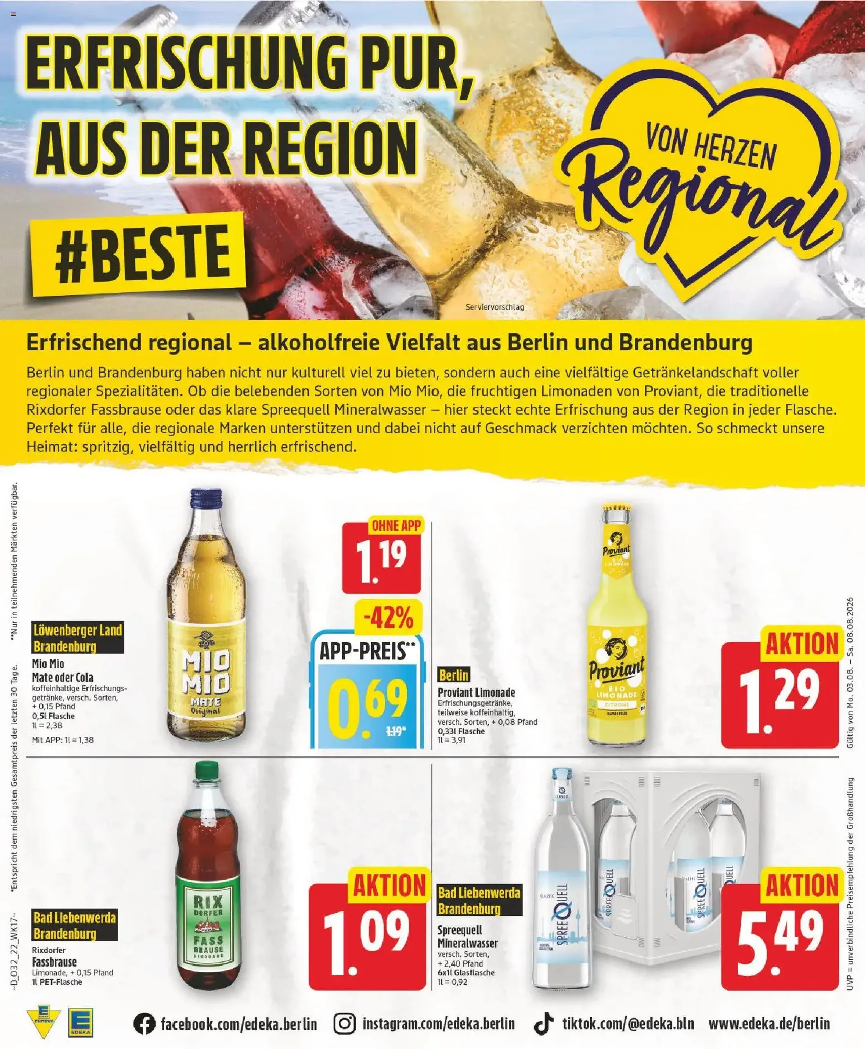 Edeka Prospekt - Gültiger Prospekt ab 03.08.2026, Seite 22 von insgesamt 27