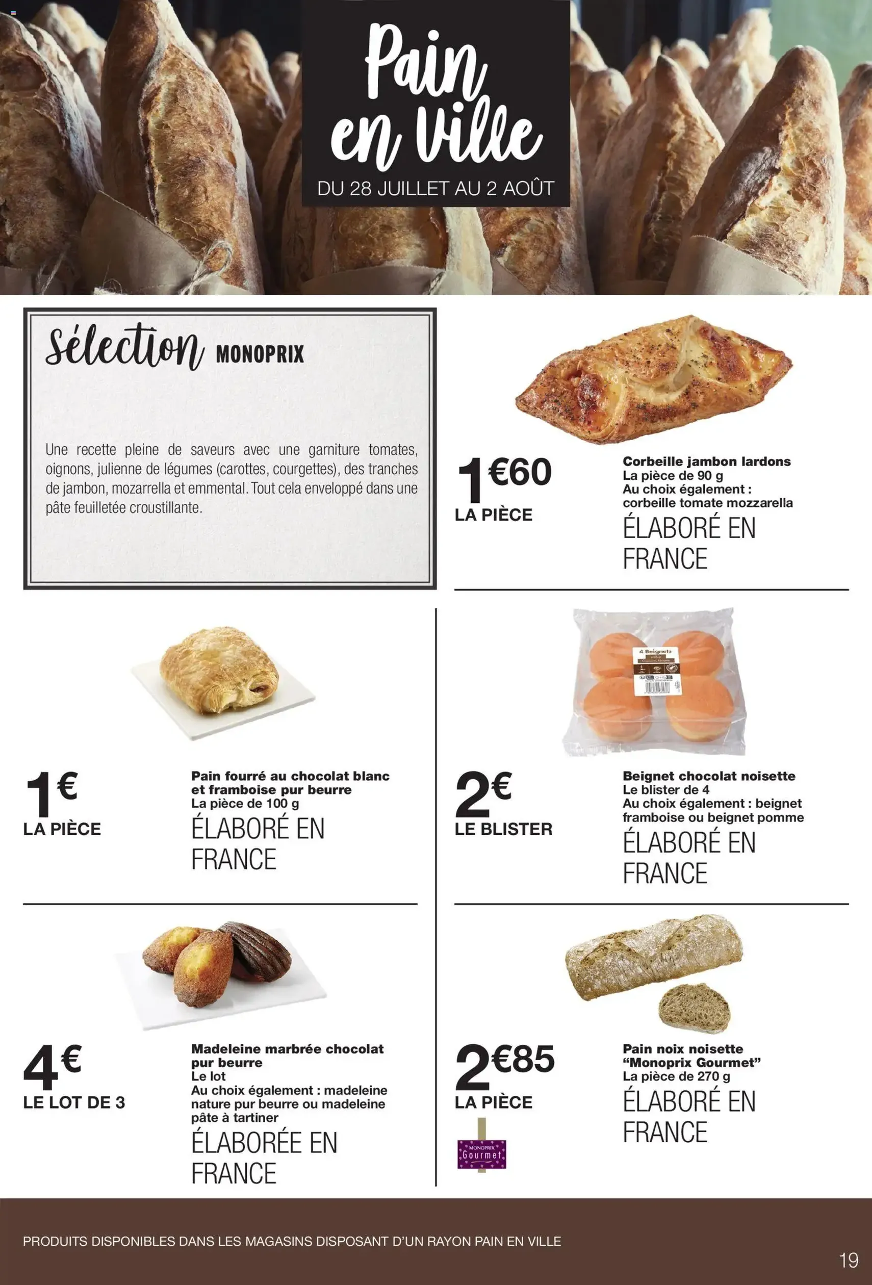 Monoprix catalogue - brochure valable à partir du 28/07/2026, page 19 sur 52