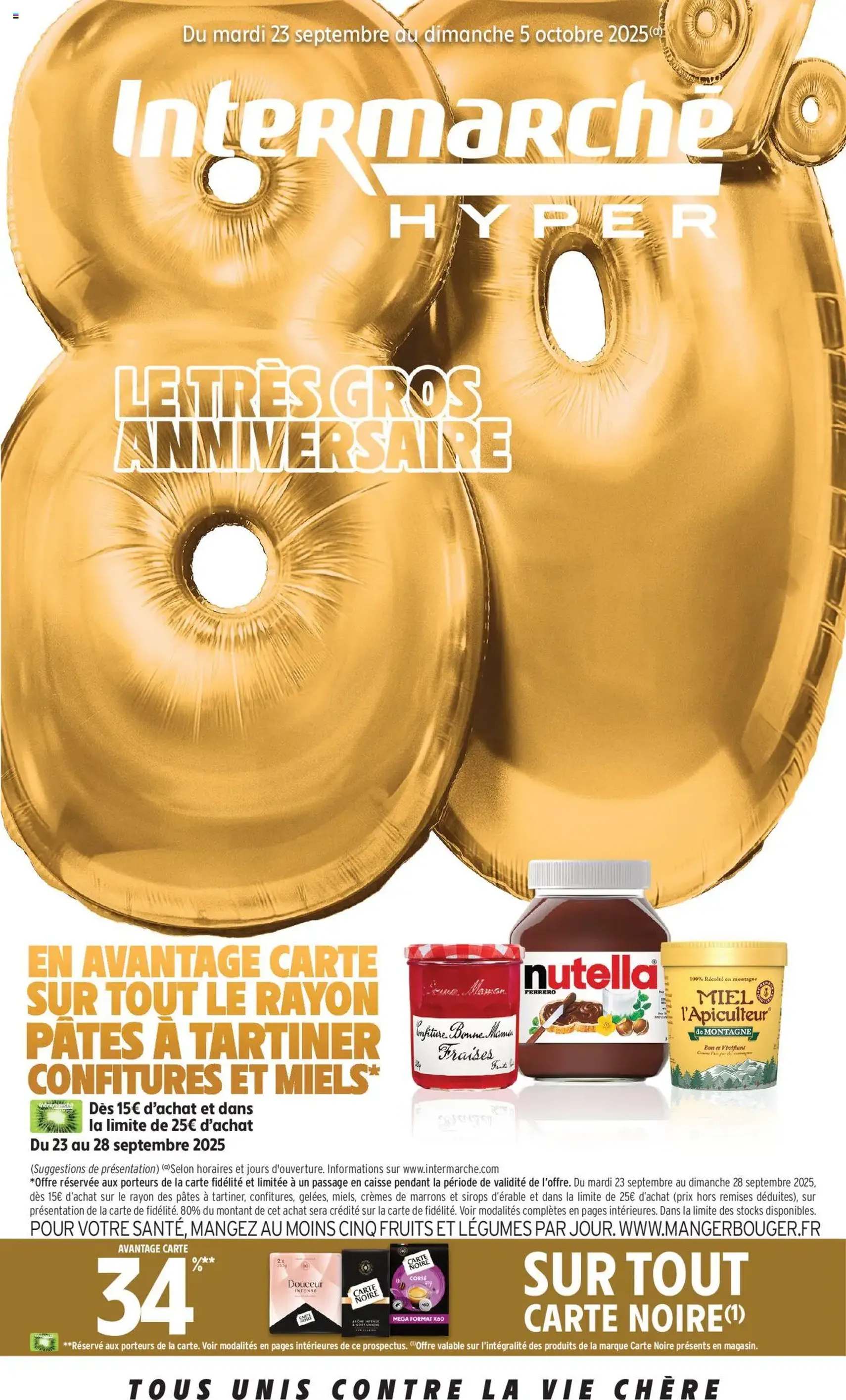 Intermarché catalogue semaine 39 - brochure valable à partir du 23/09/2025, page 1 sur 52