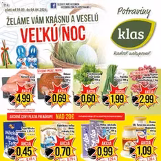 Klas leták - náhľad letáku platný od 30.03.2026
