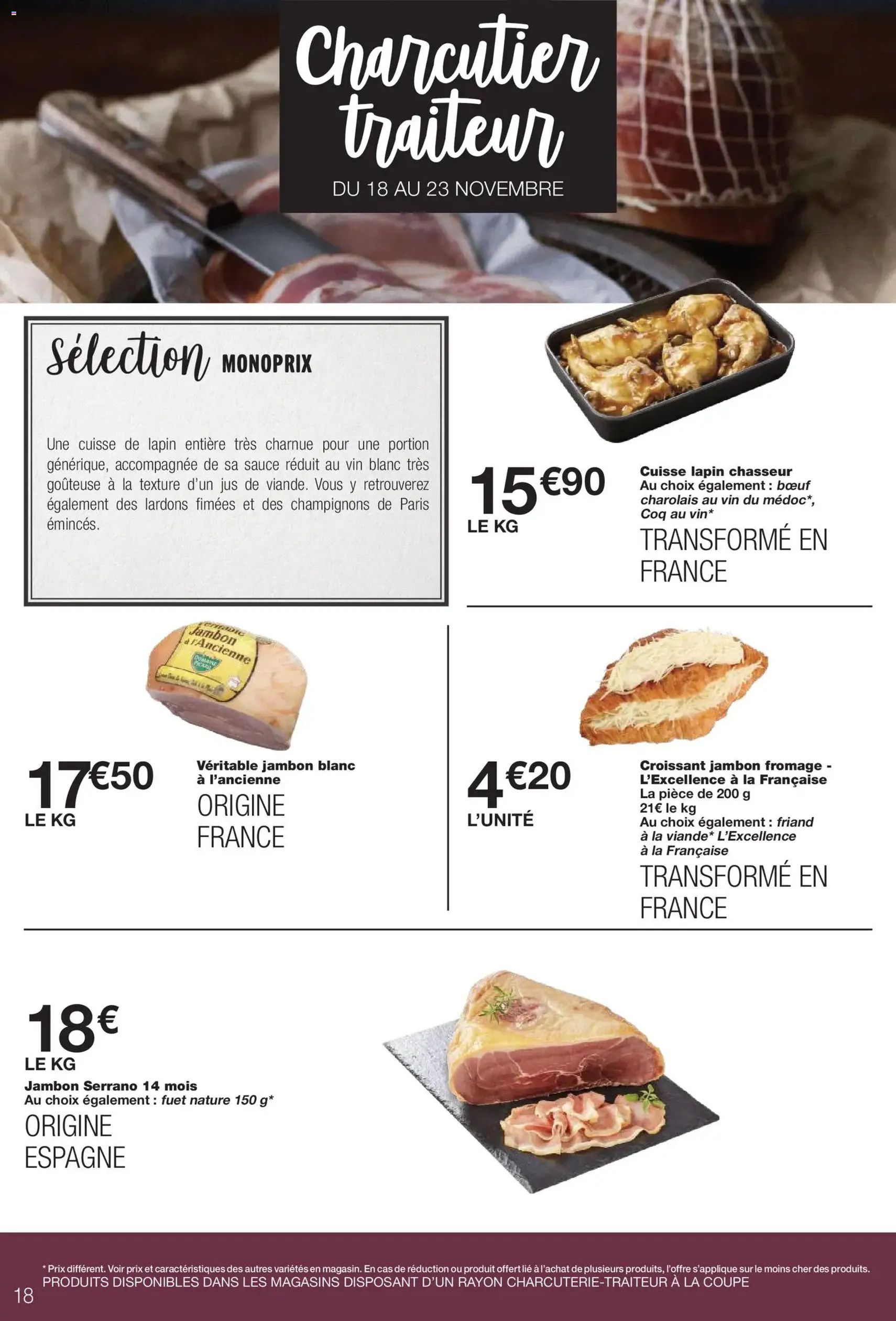 Monoprix catalogue - brochure valable à partir du 18/11/2025, page 18 sur 67