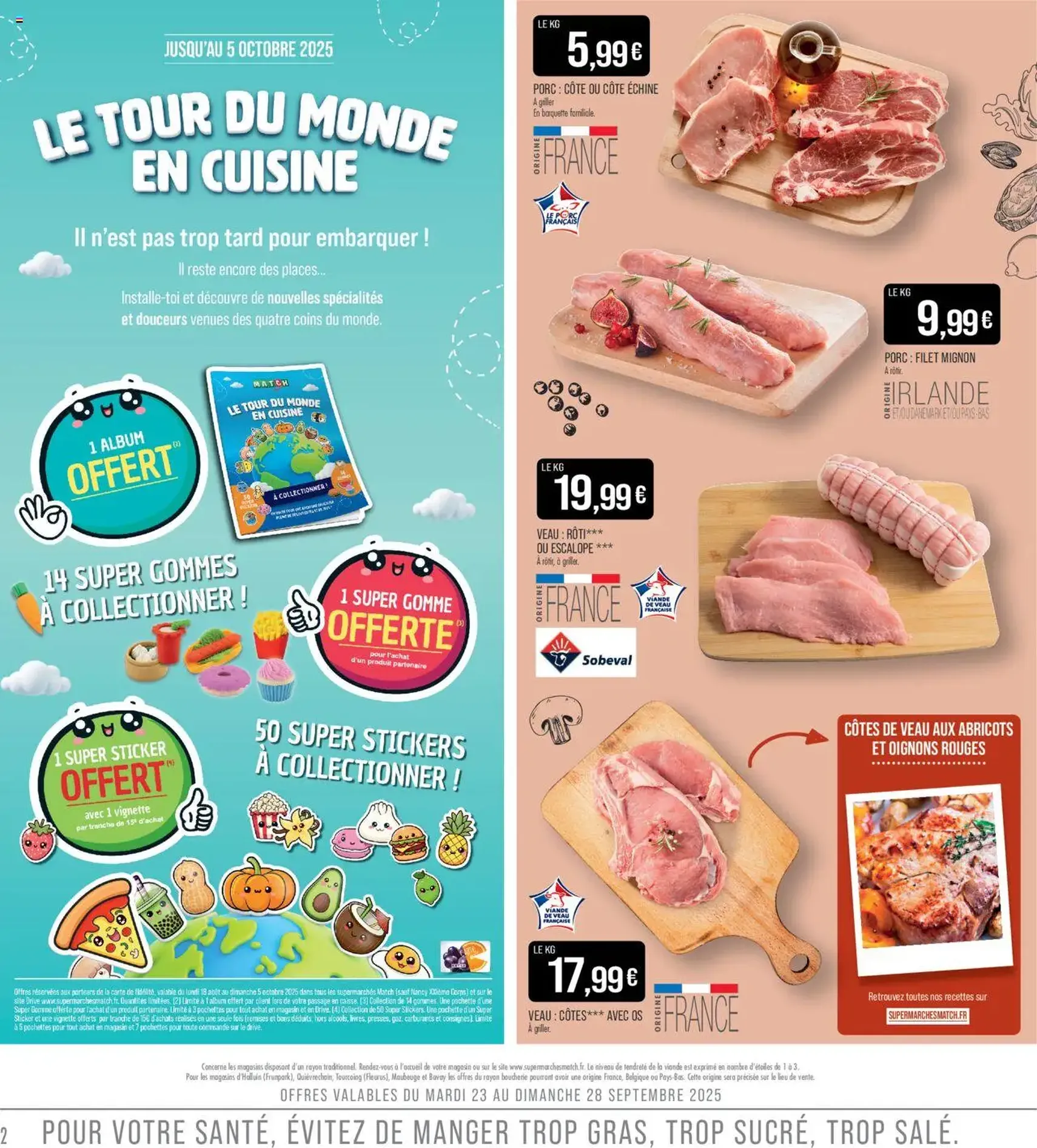 Match Supermarché catalogue - brochure valable à partir du 23/09/2025, page 2 sur 24