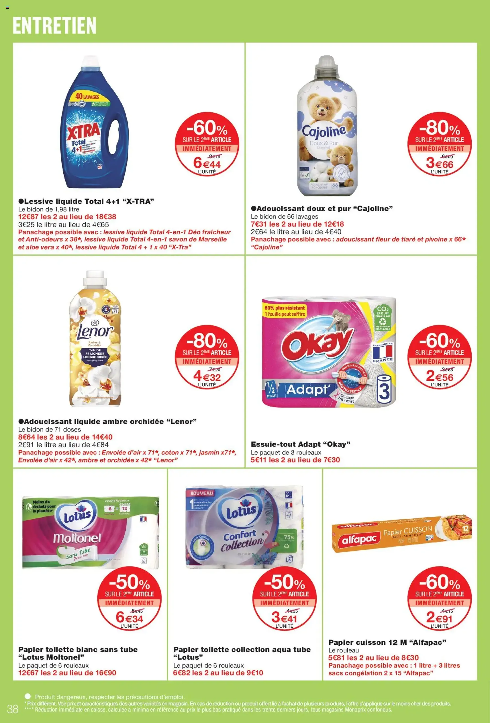 Monoprix catalogue - brochure valable à partir du 14/07/2026, page 38 sur 48