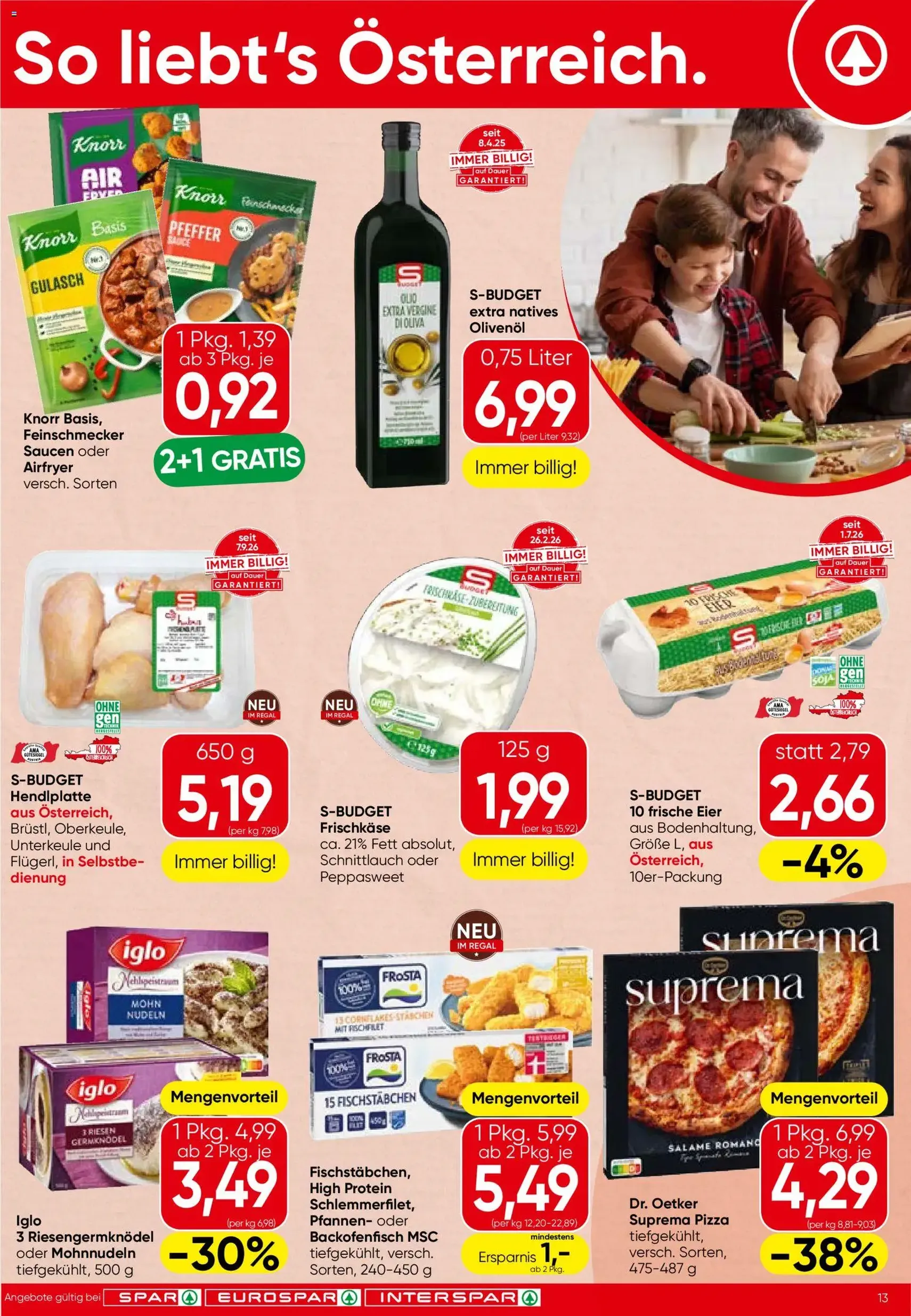 Spar Flugblatt - Gültiger Prospekt ab 22.10.2026, Seite 13 von insgesamt 20