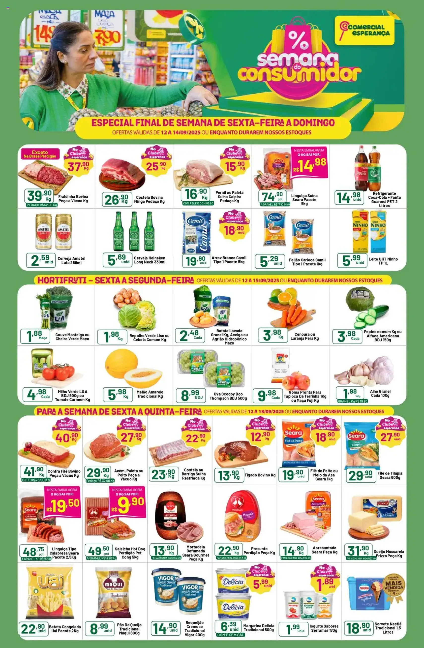 Comercial Esperança - Ofertas da semana - folheto válido a partir de 12/09/2025 página 1 de 2