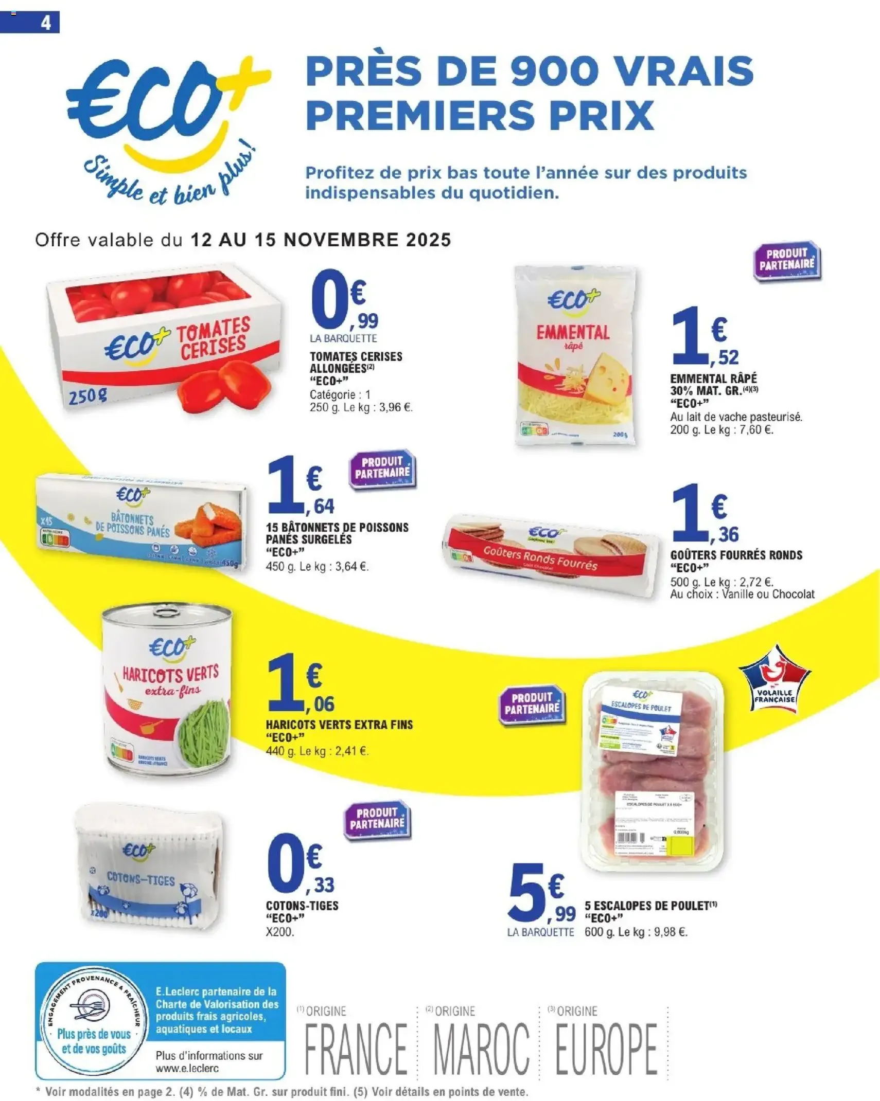 E.Leclerc catalogue semaine 46 - brochure valable à partir du 11/11/2025, page 4 sur 40