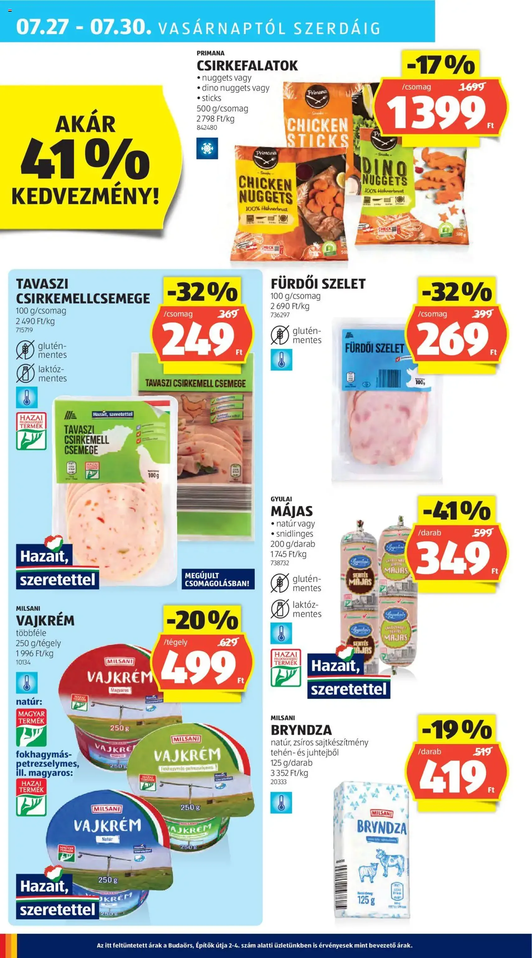 Aldi Akciós újság - 2025.07.24. érvényes szórólap 28 oldal 50 oldalból Aldi Akciós újság - 2025.07.24. érvényes szórólap 28 oldal 50 oldalból
