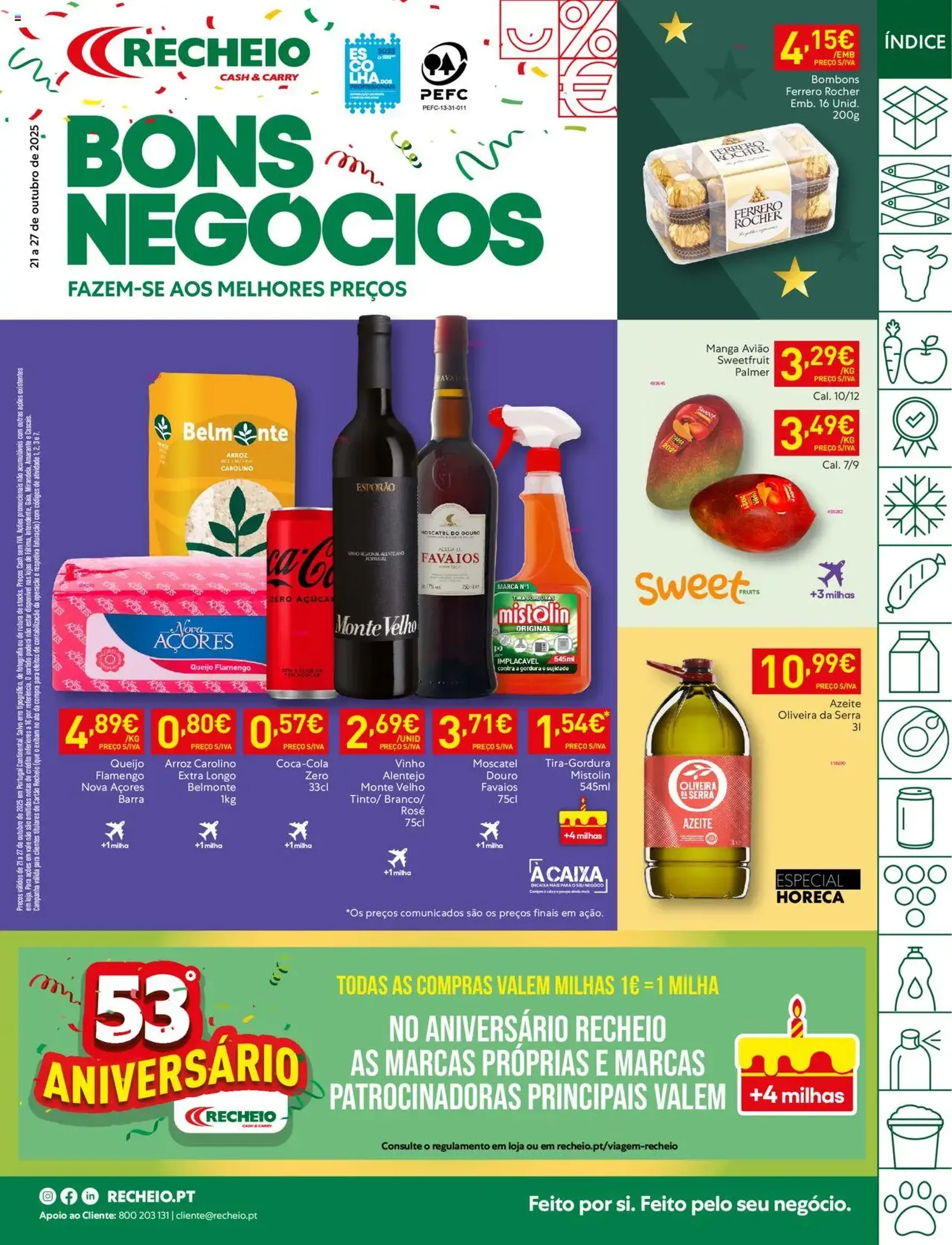 Recheio folheto - folheto válido a partir de 21/10/2025 página 1 de 52 Recheio folheto - folheto válido a partir de 21/10/2025 página 1 de 52