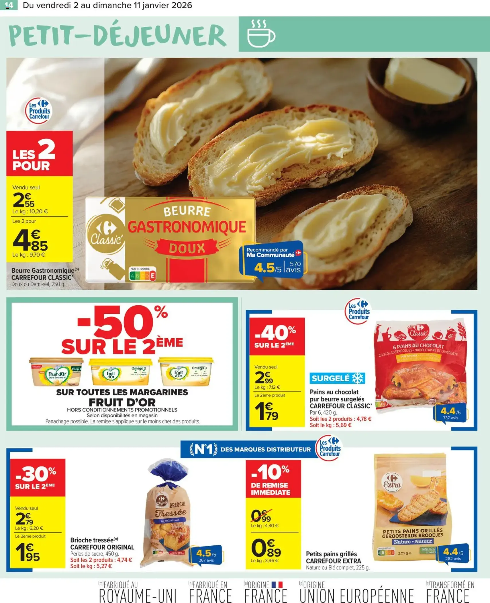 Carrefour Market catalogue semaine 1 - brochure valable à partir du 02/01/2026, page 16 sur 64