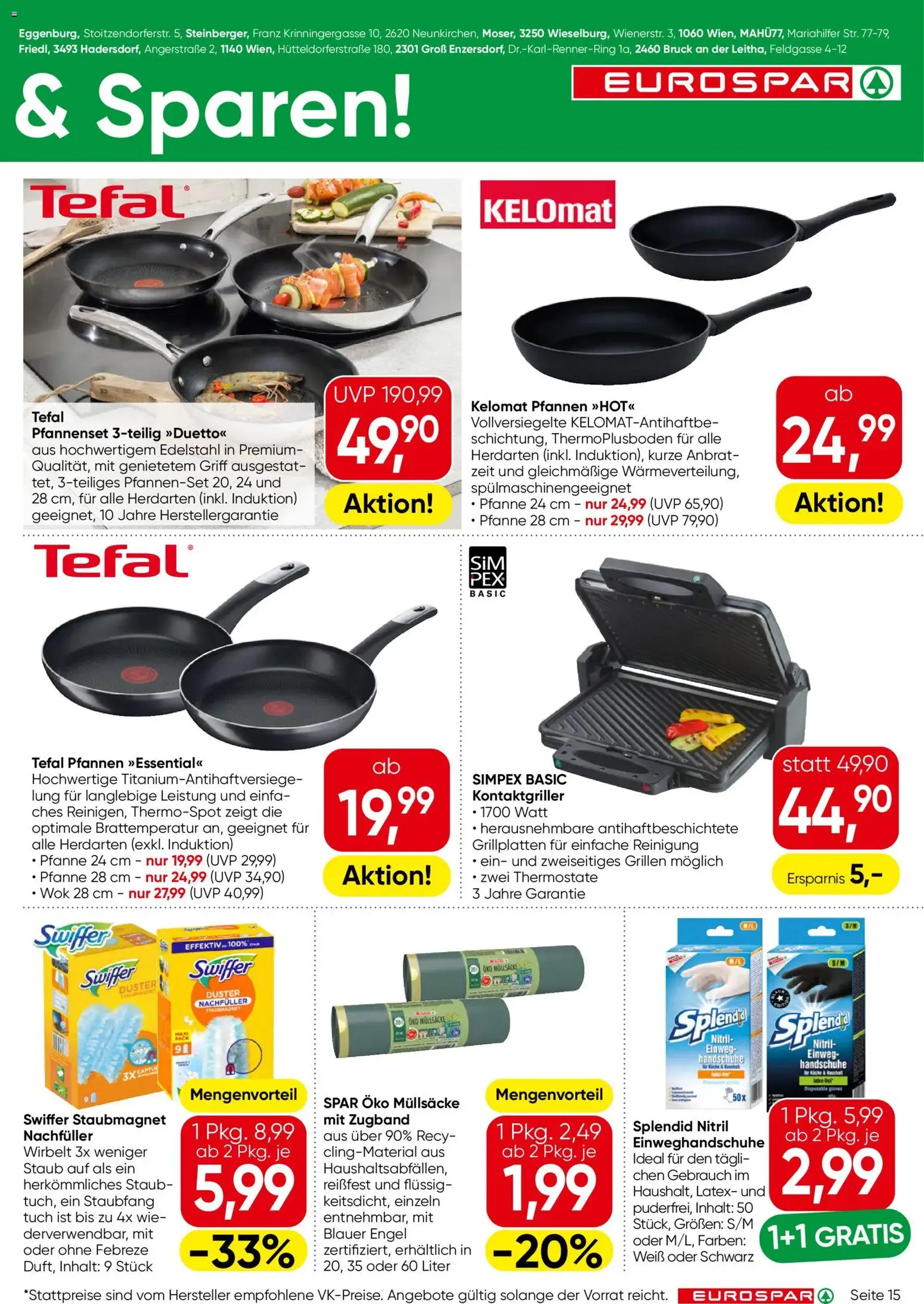 Eurospar Flugblatt - Gültiger Prospekt ab 13.08.2026, Seite 15 von insgesamt 16