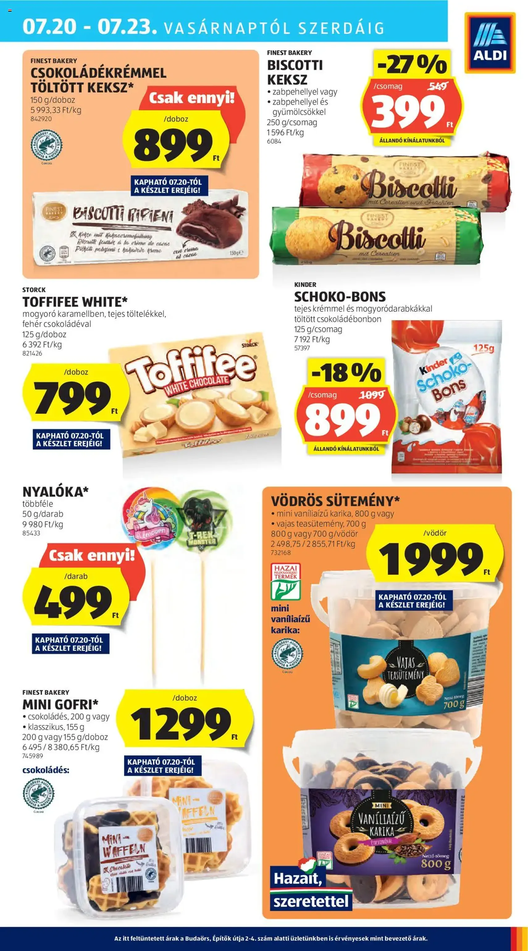 Aldi Akciós újság - 2025.07.17. érvényes szórólap 35 oldal 56 oldalból Aldi Akciós újság - 2025.07.17. érvényes szórólap 35 oldal 56 oldalból