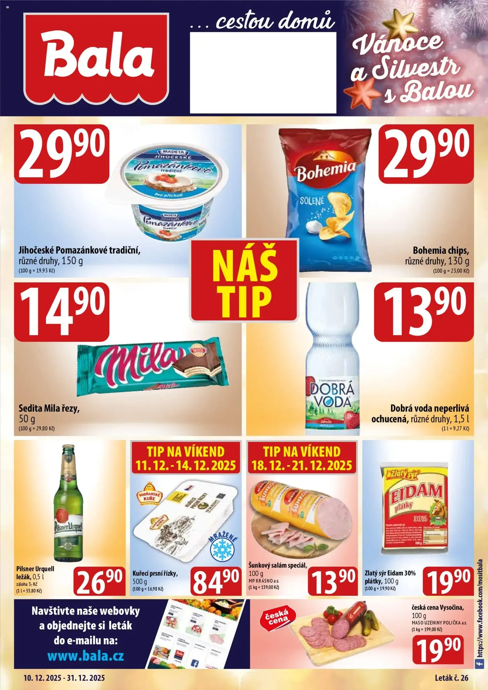 BALA velký leták - platný leták od 10.12.2025 strana 1 z 6
