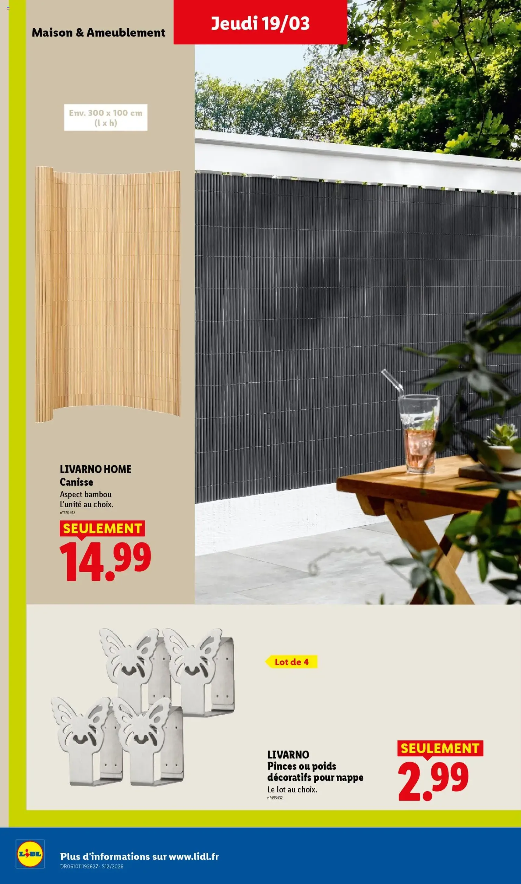 LIDL catalogue semaine 12 - brochure valable à partir du 19/03/2026, page 40 sur 59