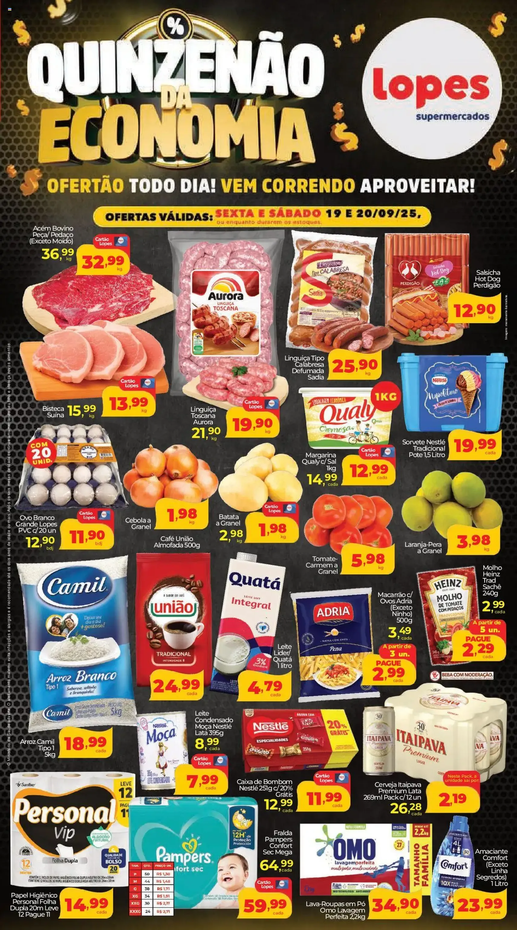 Lopes Supermercados - Ofertas da semana - folheto válido a partir de 19/09/2025 página 1 de 4