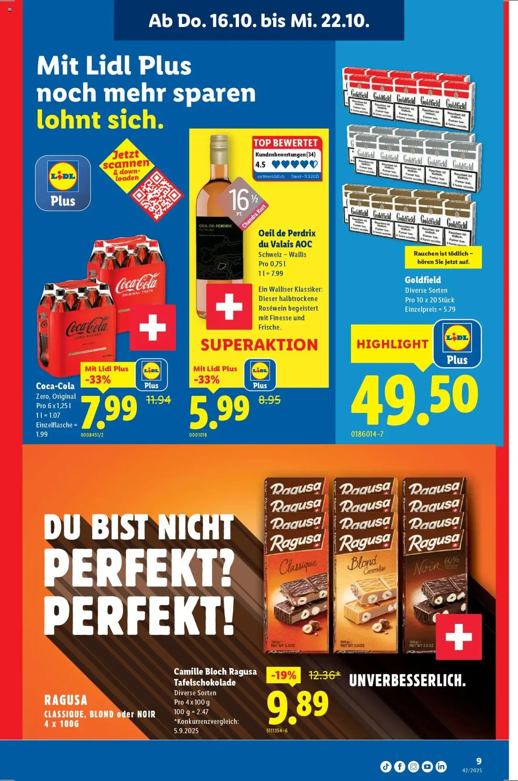 Lidl Aktionen - Gültiger Prospekt ab 16.10.2025, Seite 9 von insgesamt 32 Lidl Aktionen - Gültiger Prospekt ab 16.10.2025, Seite 9 von insgesamt 32