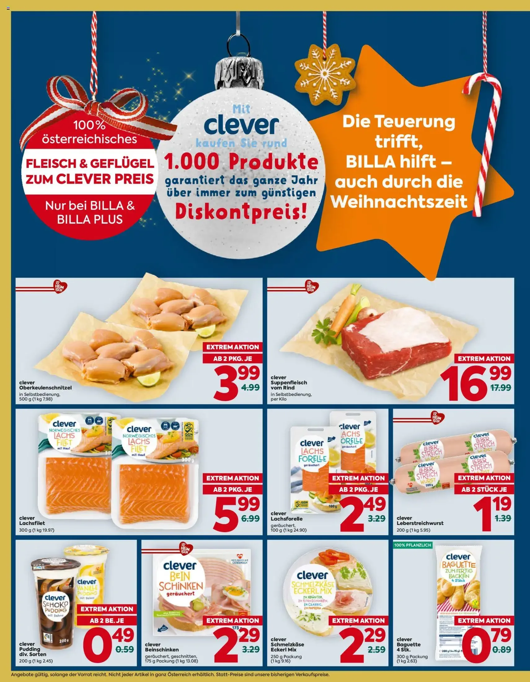 Billa Flugblatt - Gültiger Prospekt ab 18.12.2025, Seite 4 von insgesamt 16