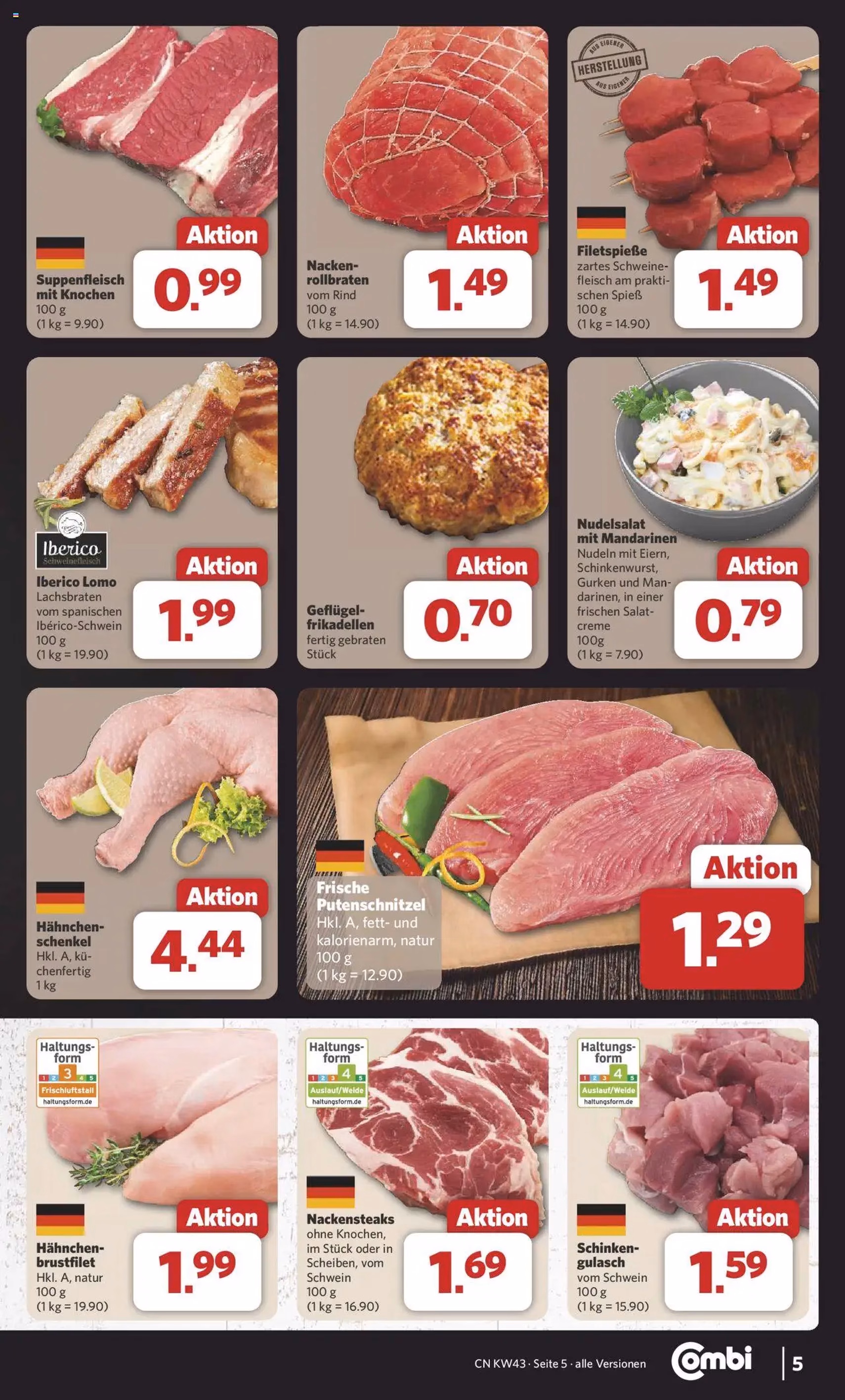 Combi Prospekt - Gültiger Prospekt ab 20.10.2025, Seite 5 von insgesamt 30 Combi Prospekt - Gültiger Prospekt ab 20.10.2025, Seite 5 von insgesamt 30