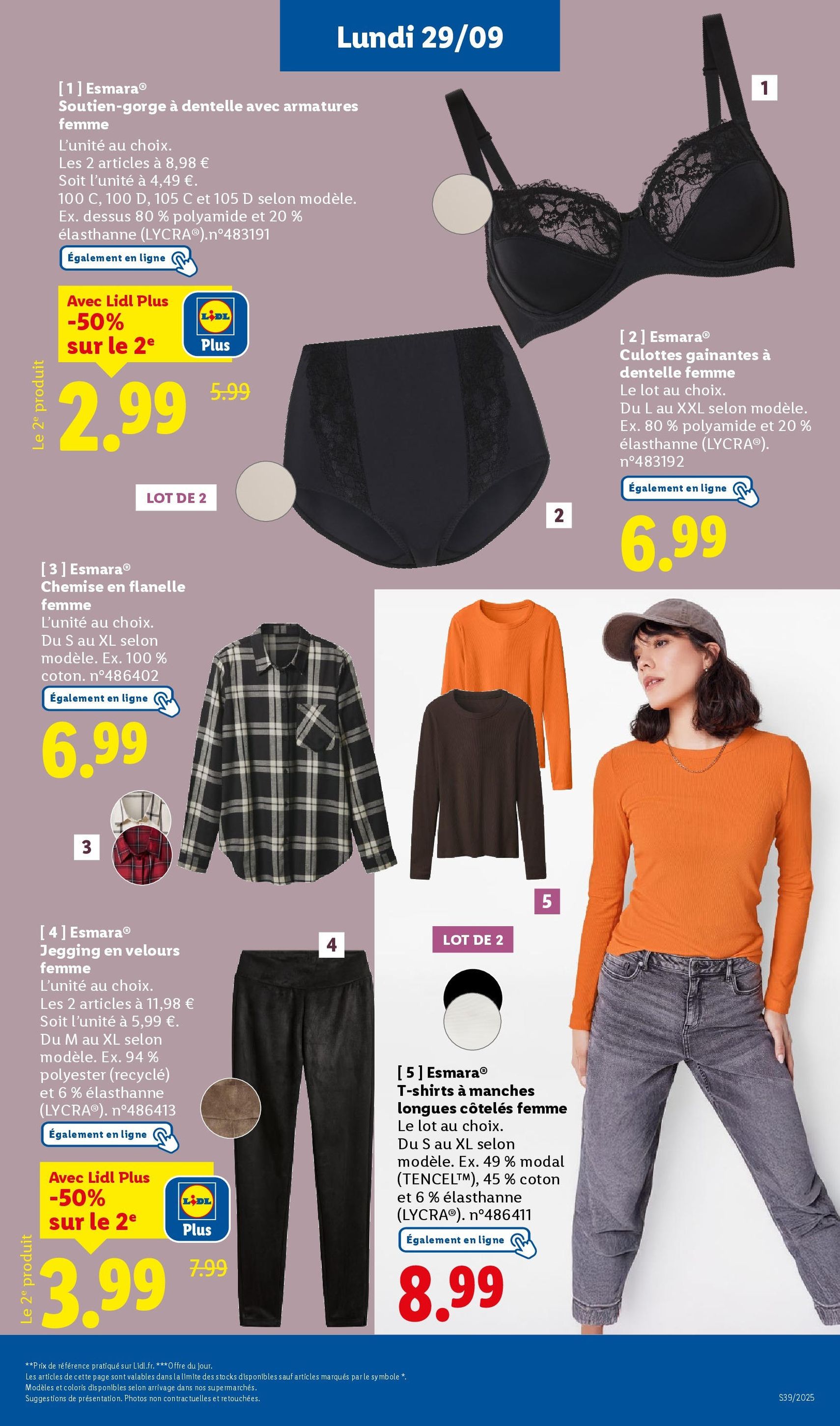LIDL catalogue semaine 39 - brochure valable à partir du 25/09/2025, page 65 sur 73